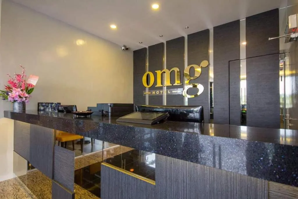 Lobby or reception in OMG Hotel