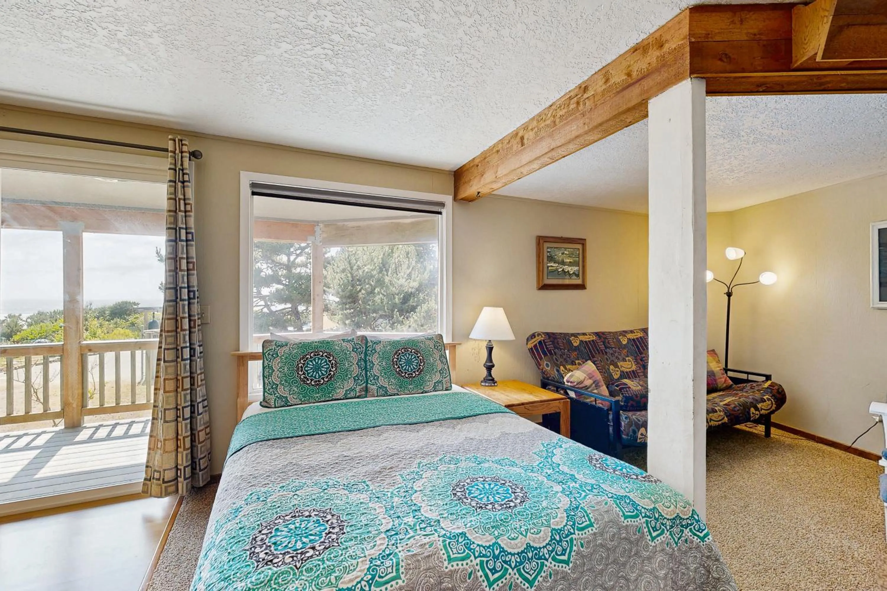 Bed in The Yaquina House