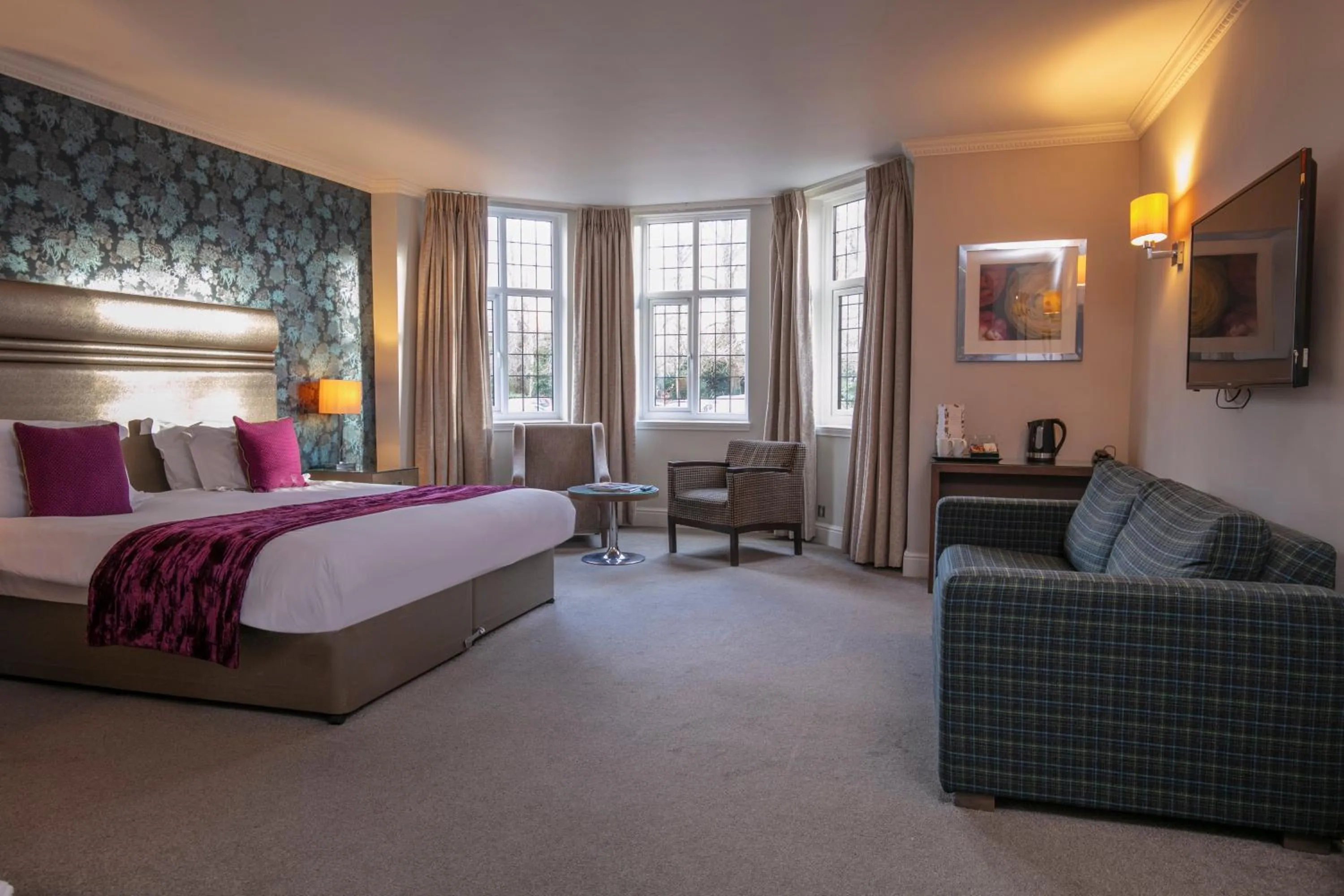 Bedroom, Bed in Crabwall Manor & Spa - BW Signature Collection