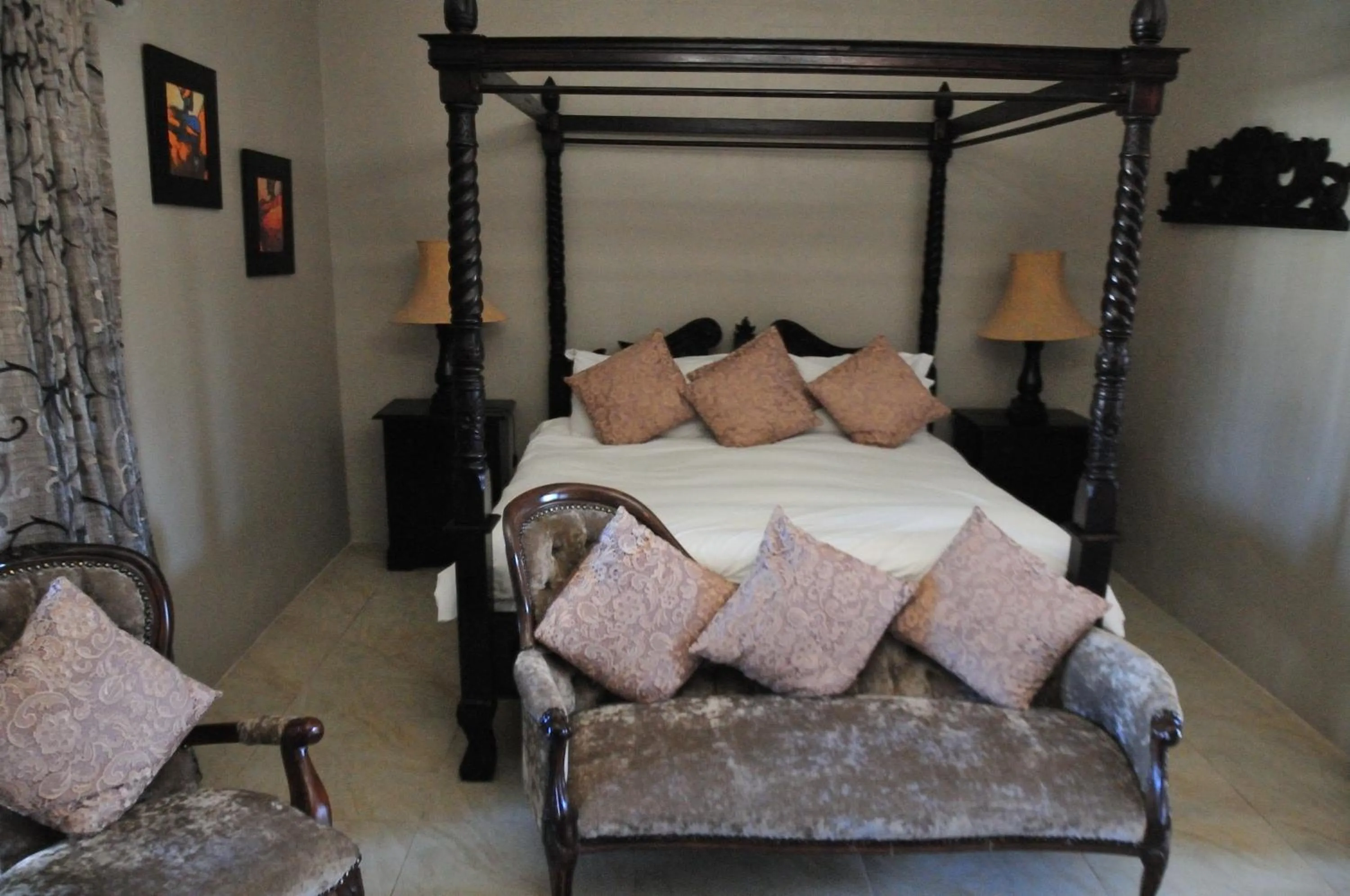 Bed in Mi Casa Guest House