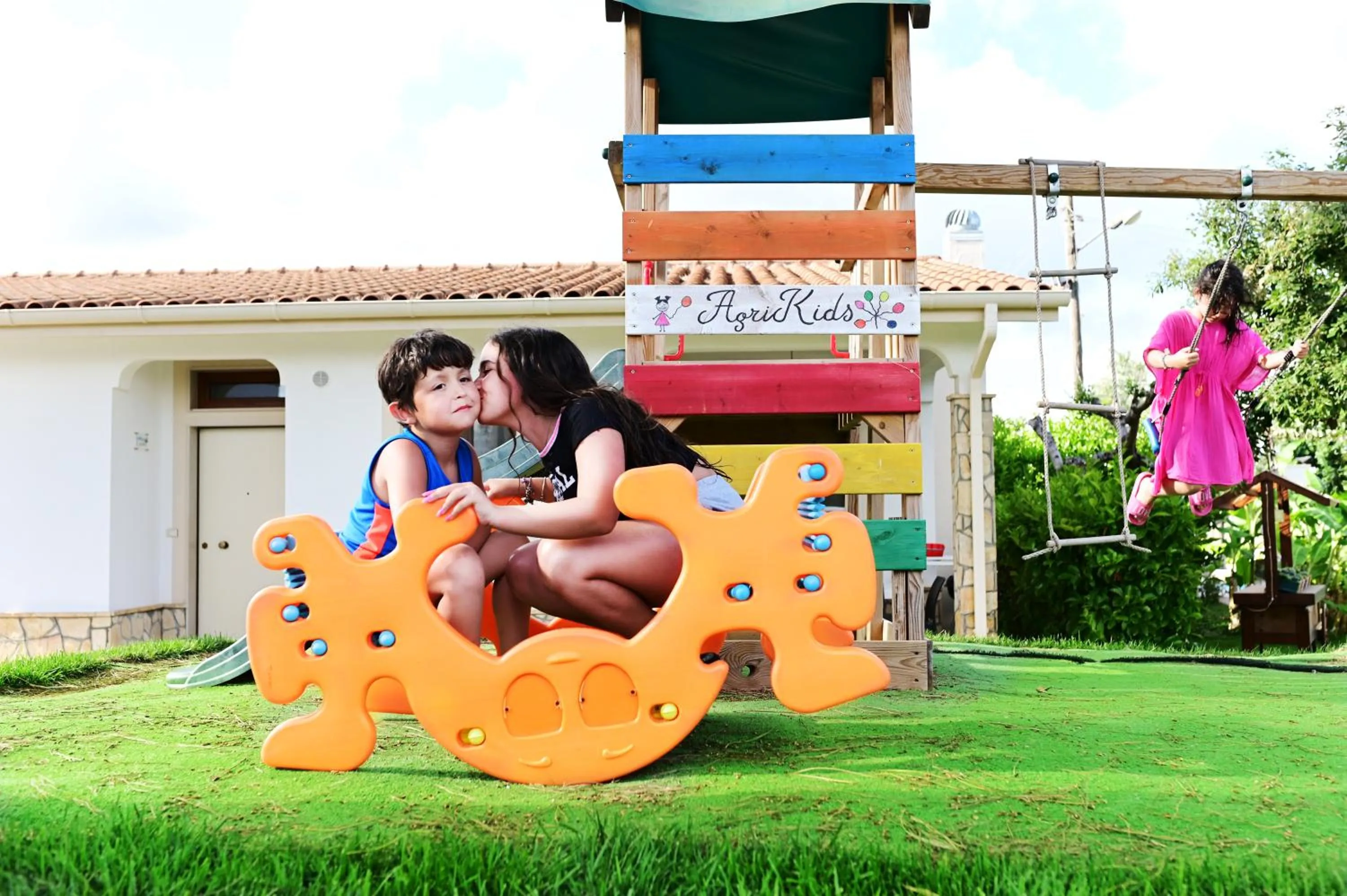 Children play ground in AgriFamily Village