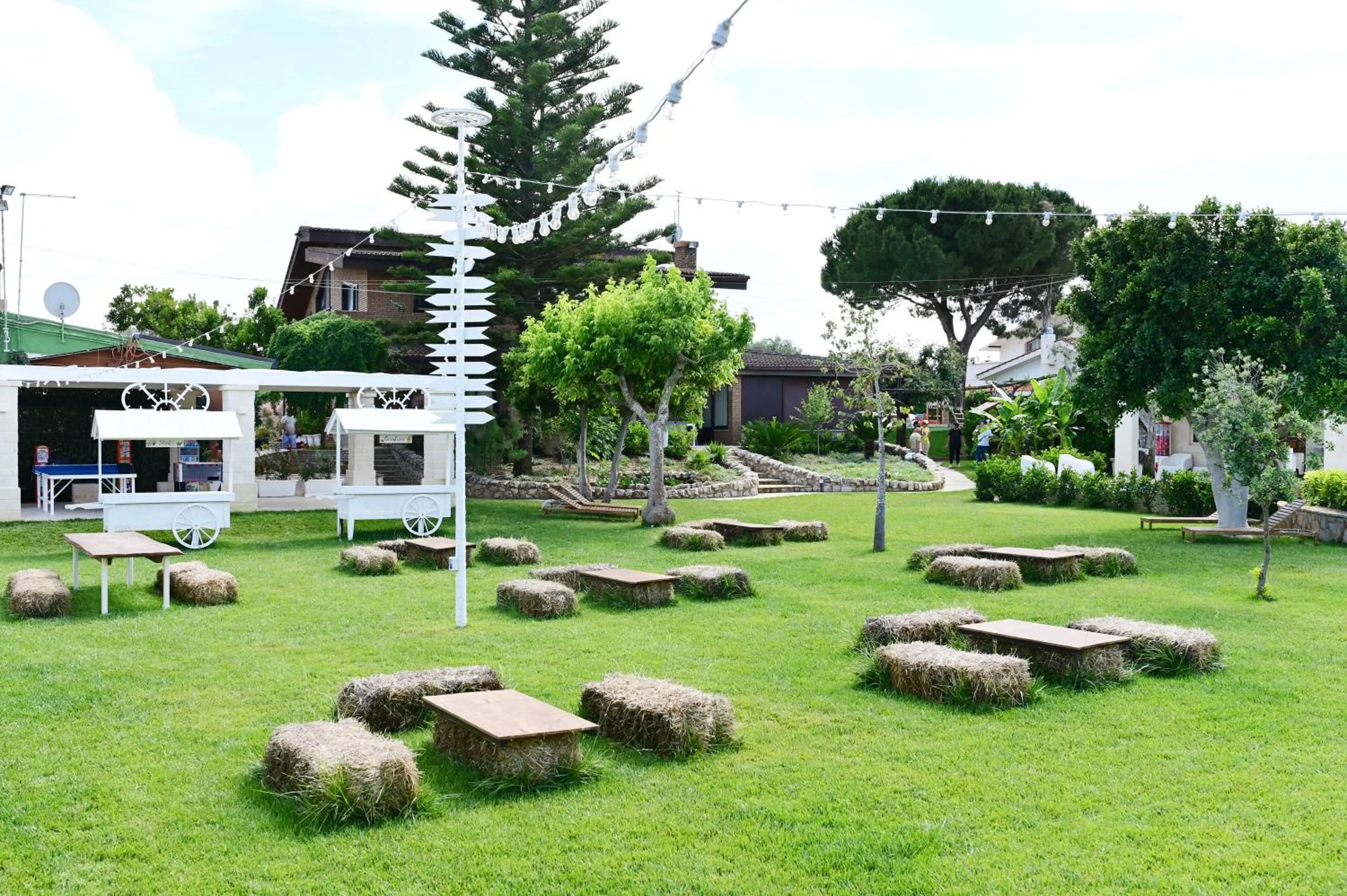 Garden view in AgriFamily Village