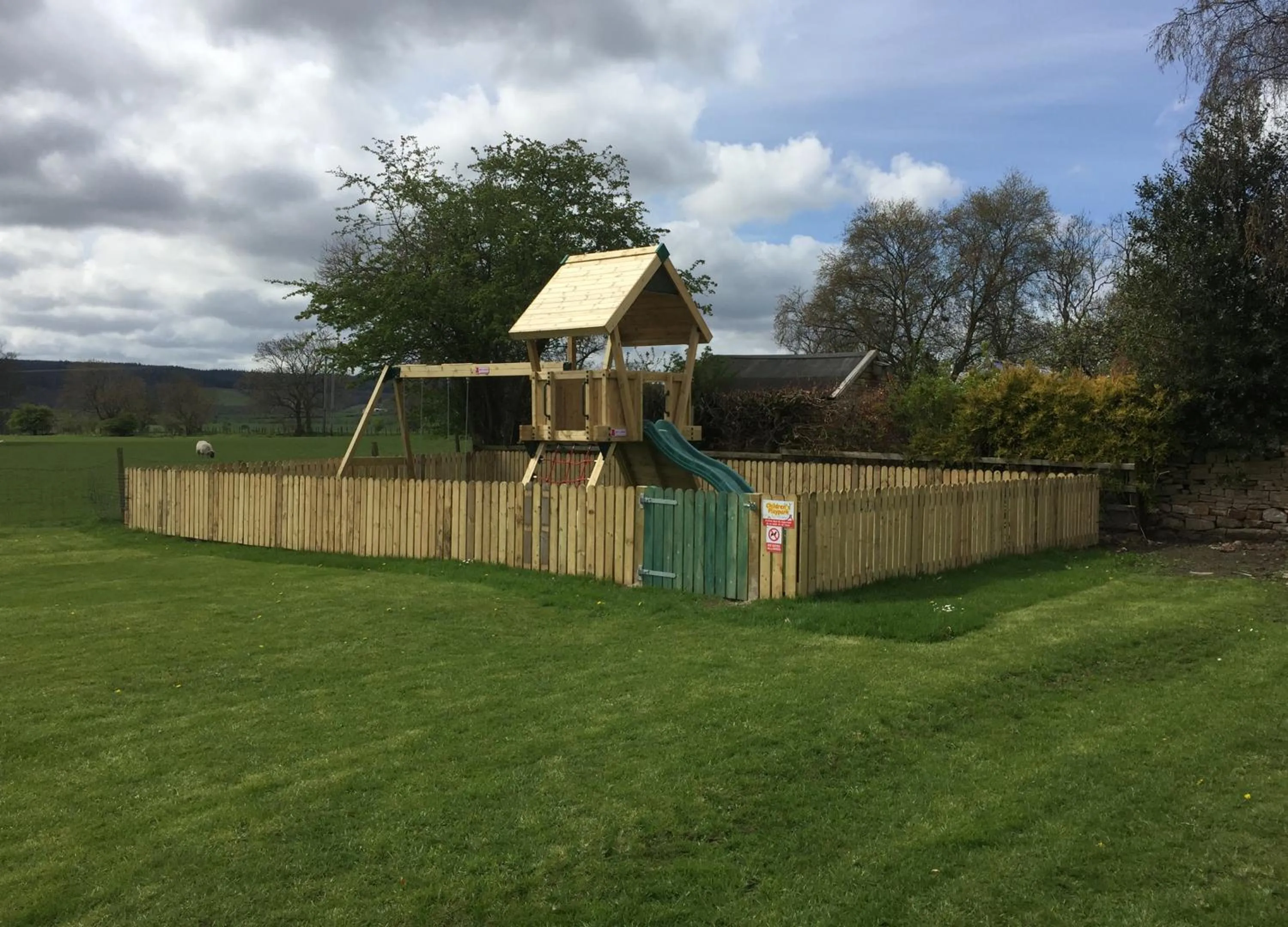 Children play ground in Rose & Crown