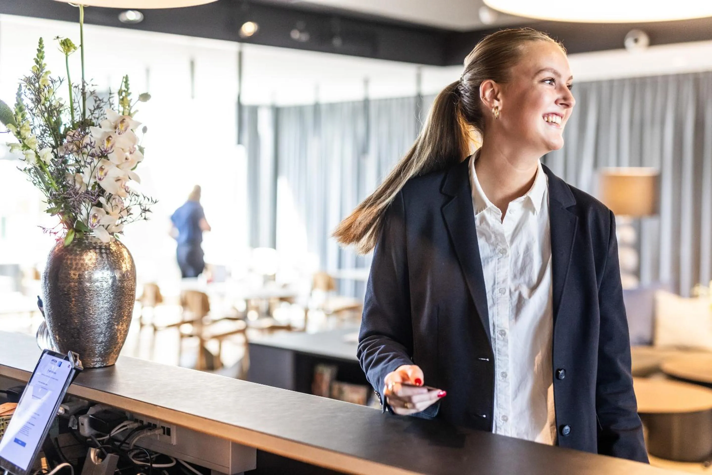 Staff in Airport Hotel, Billund