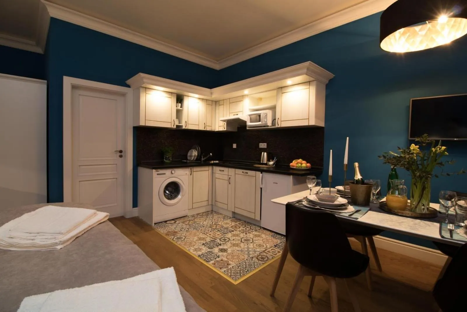 Kitchen or kitchenette in Residence Vaclavska