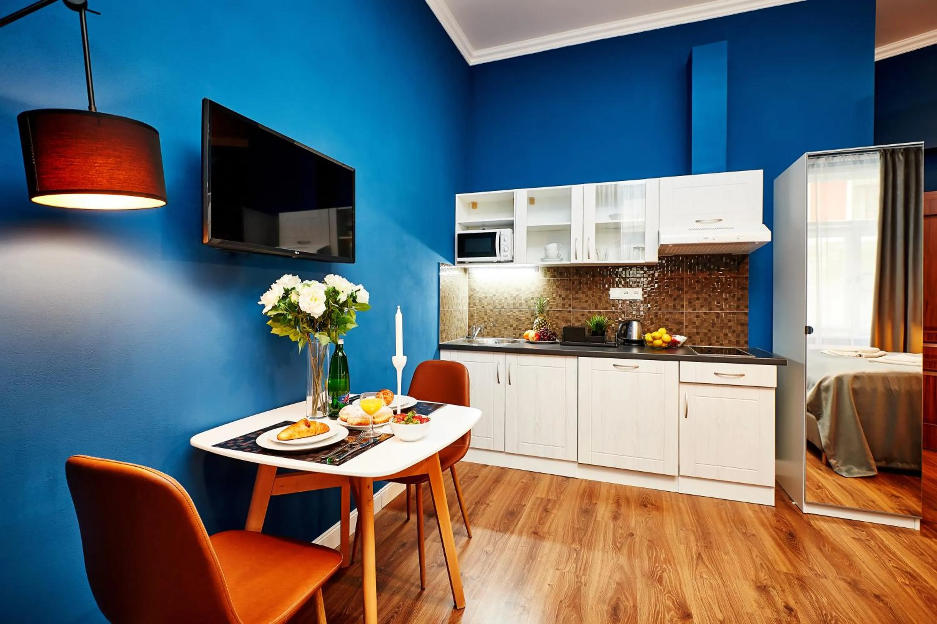 Kitchen or kitchenette in Residence Vaclavska