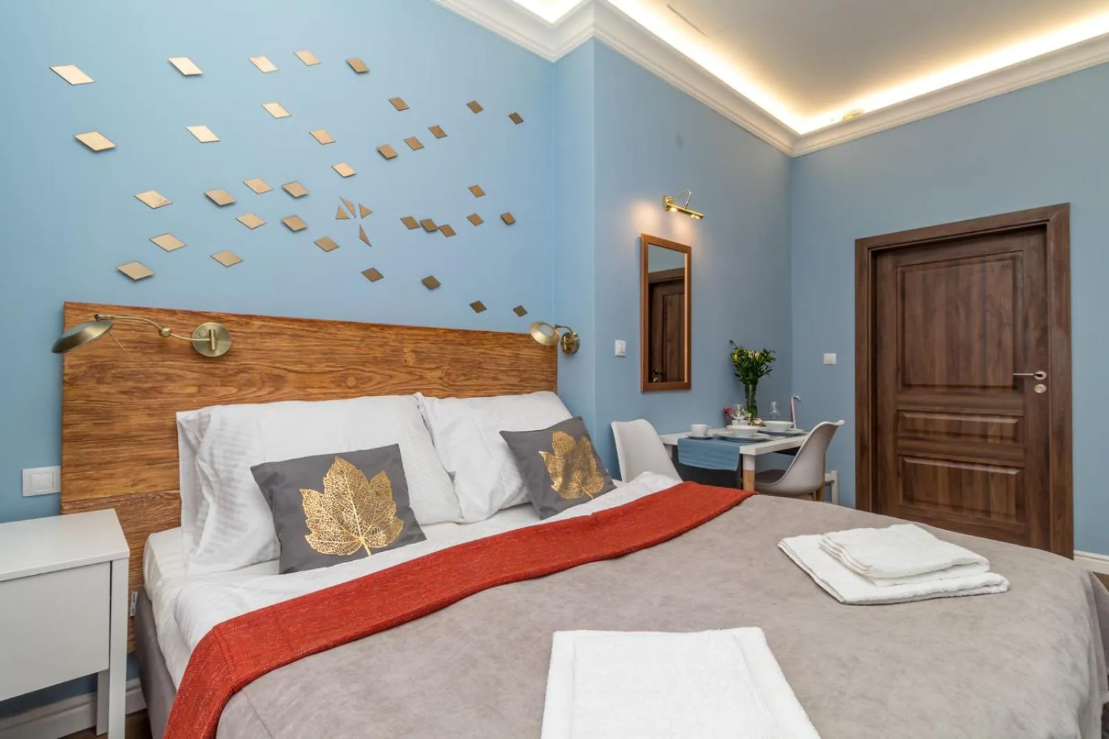 Decorative detail, Bed in Residence Vaclavska