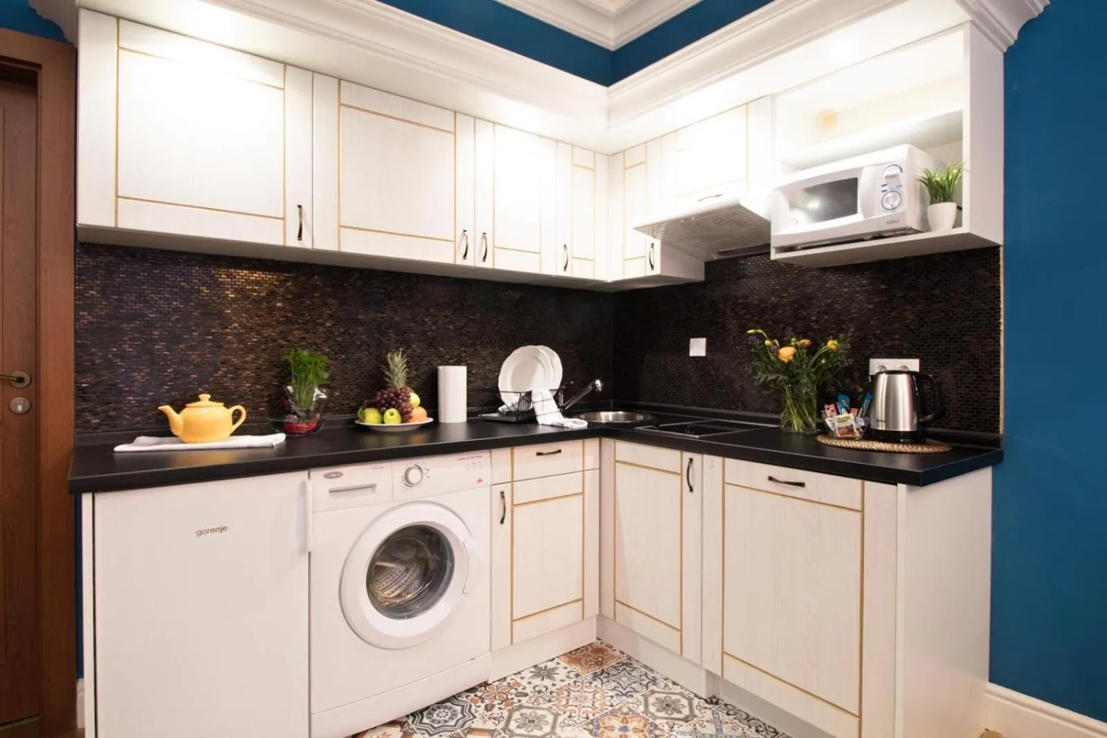 Kitchen or kitchenette in Residence Vaclavska