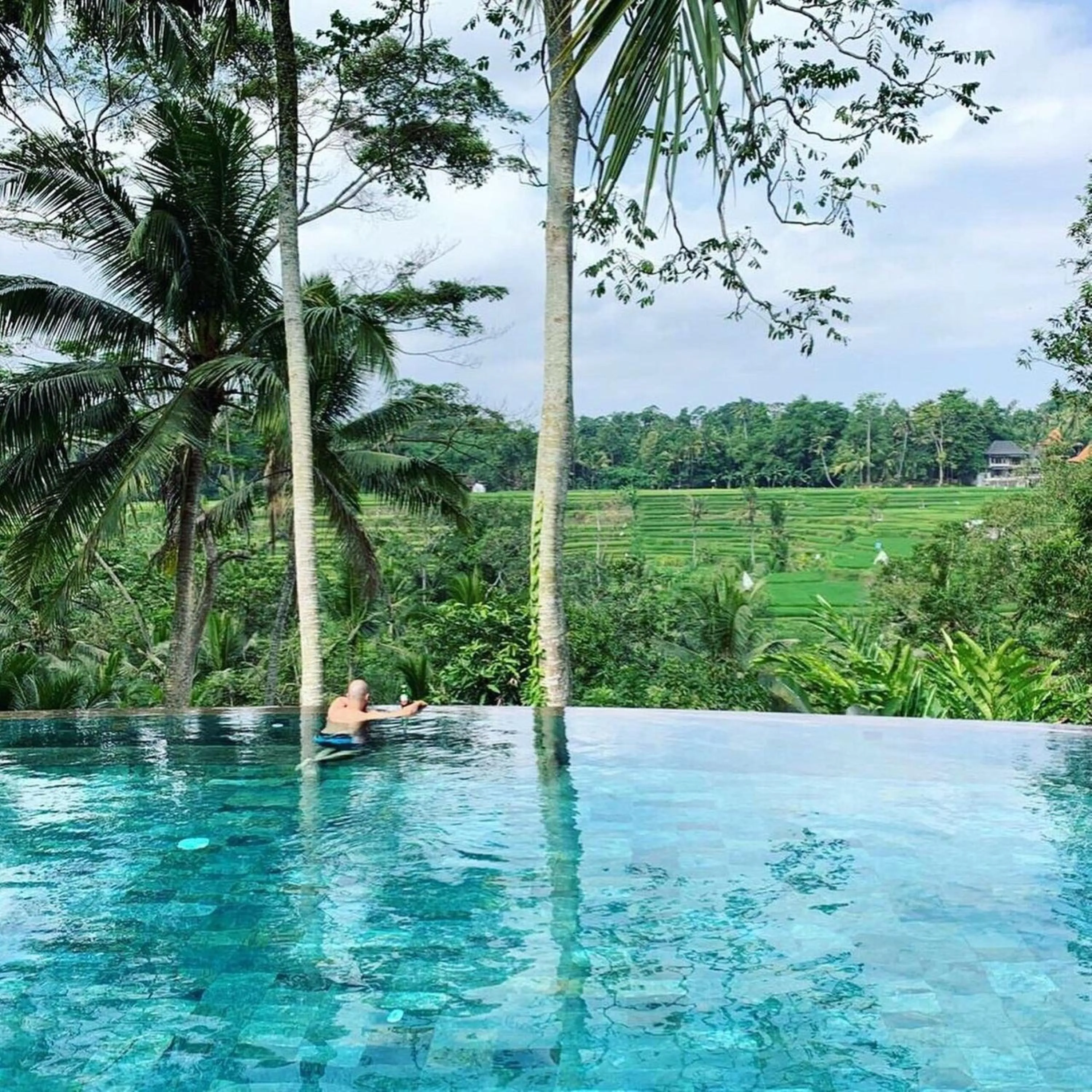 Pool view in Permata Ayung Private Estate