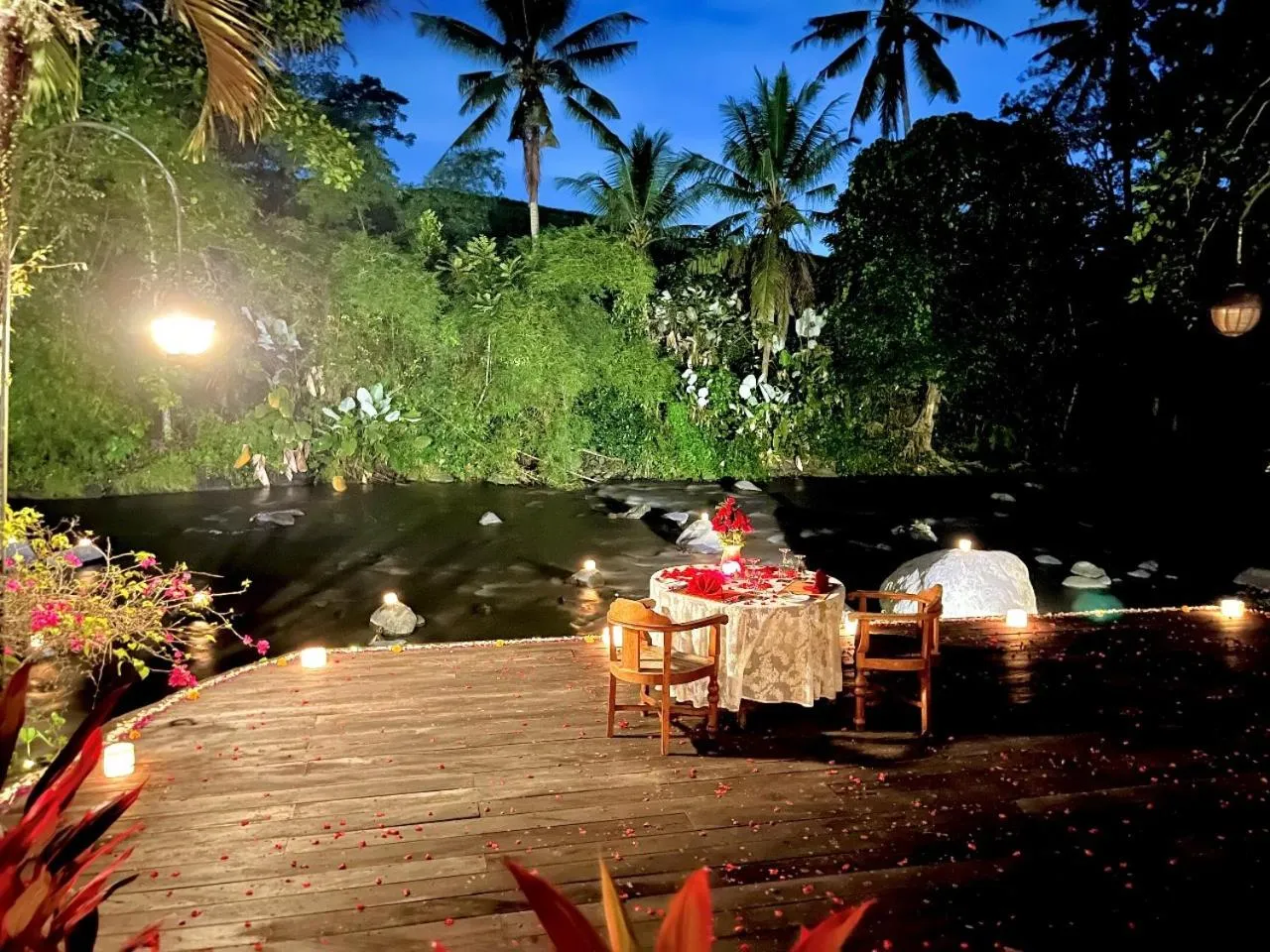 Night in Permata Ayung Private Estate