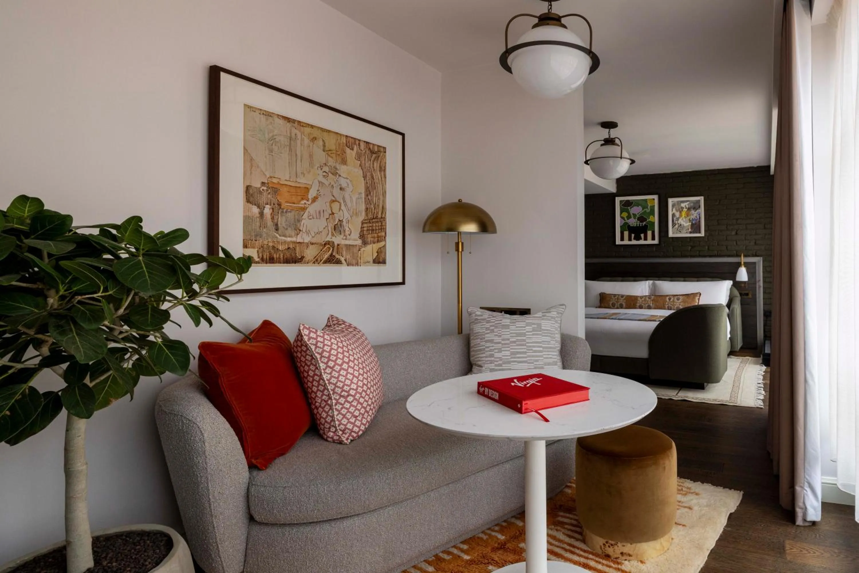 Living room in Virgin Hotels London - Shoreditch