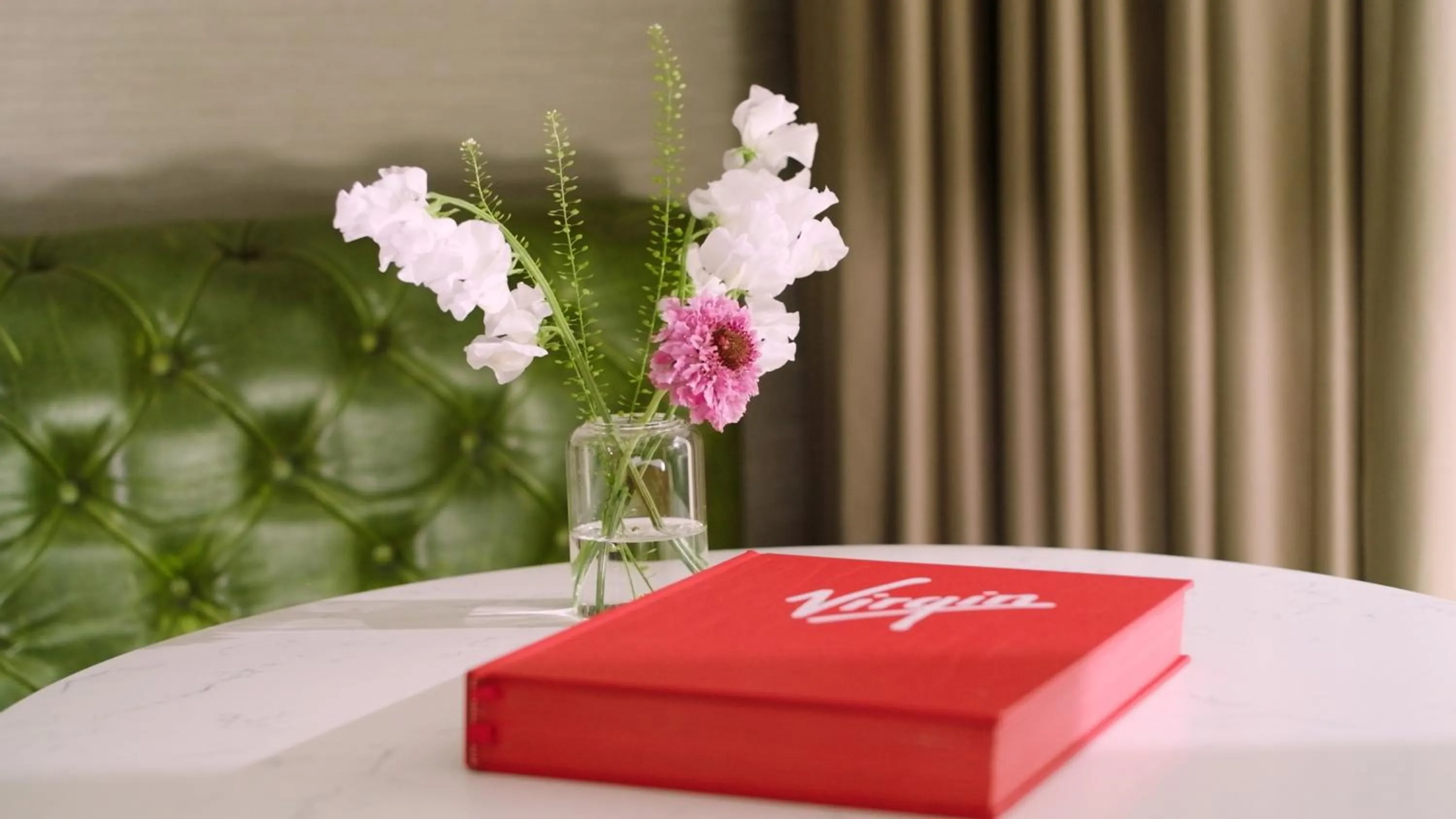 Decorative detail, Bed in Virgin Hotels London - Shoreditch