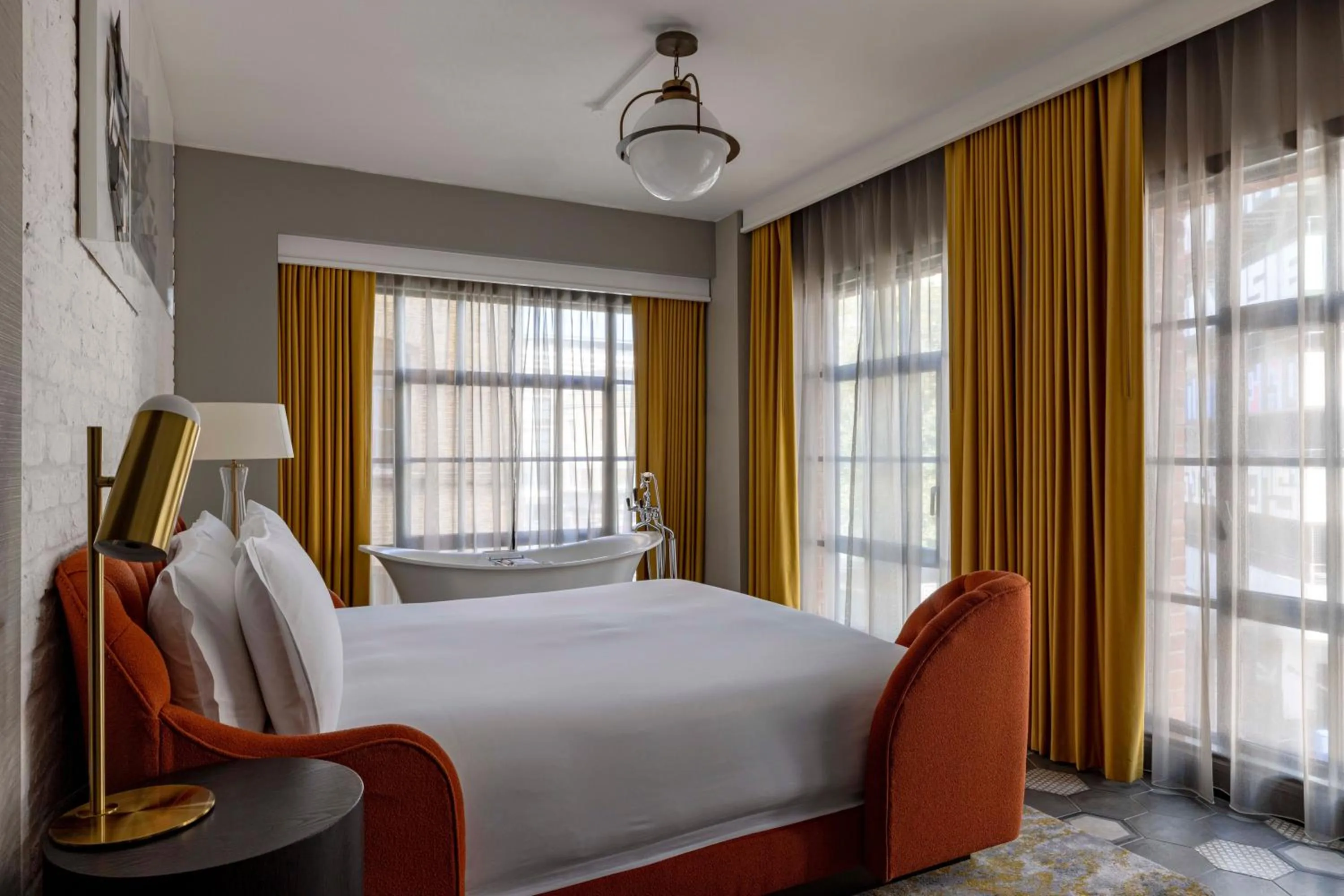 Bedroom, Bed in Mondrian London Shoreditch