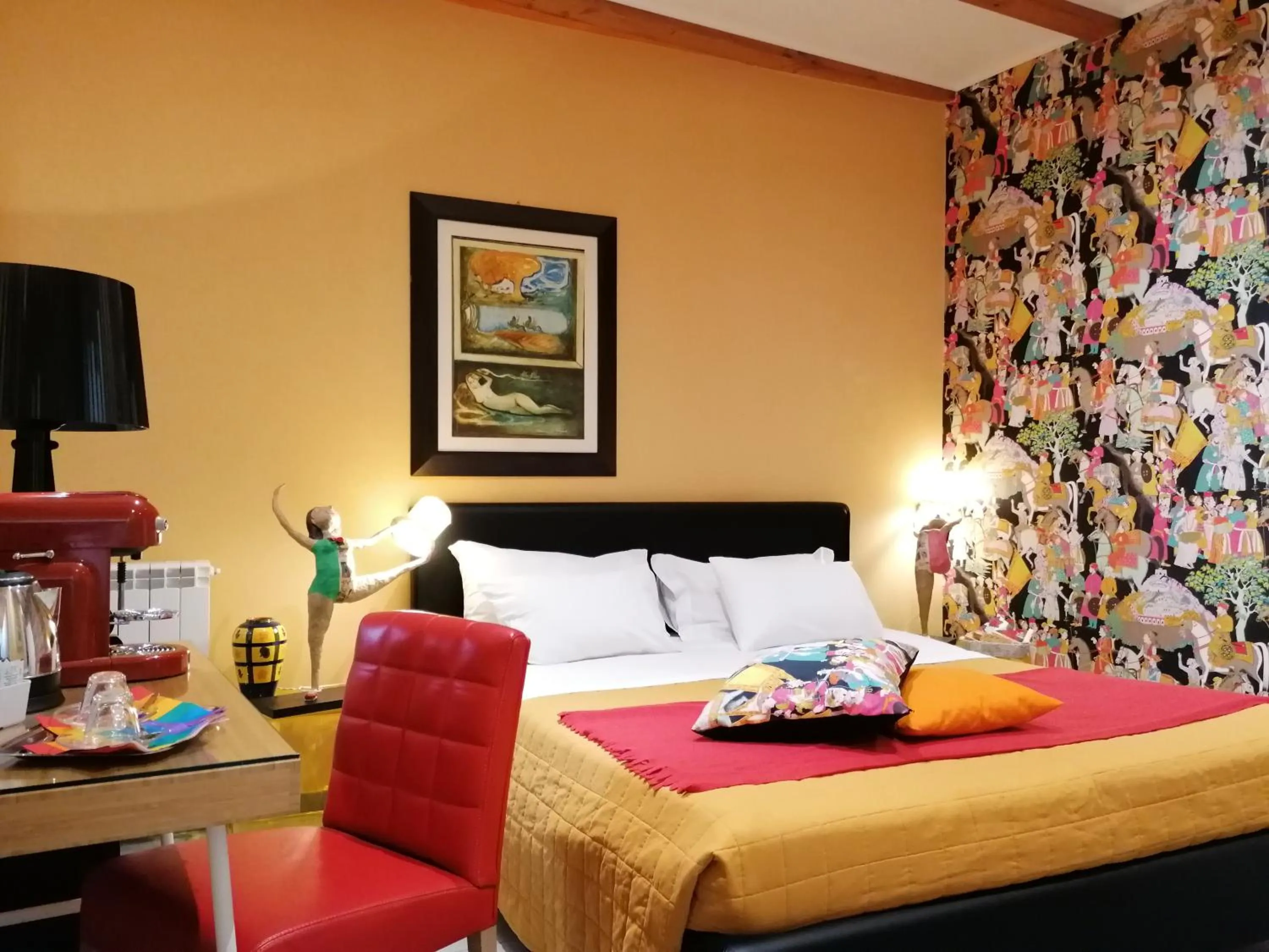 Bed in La Foresteria Garden Boutique B&B