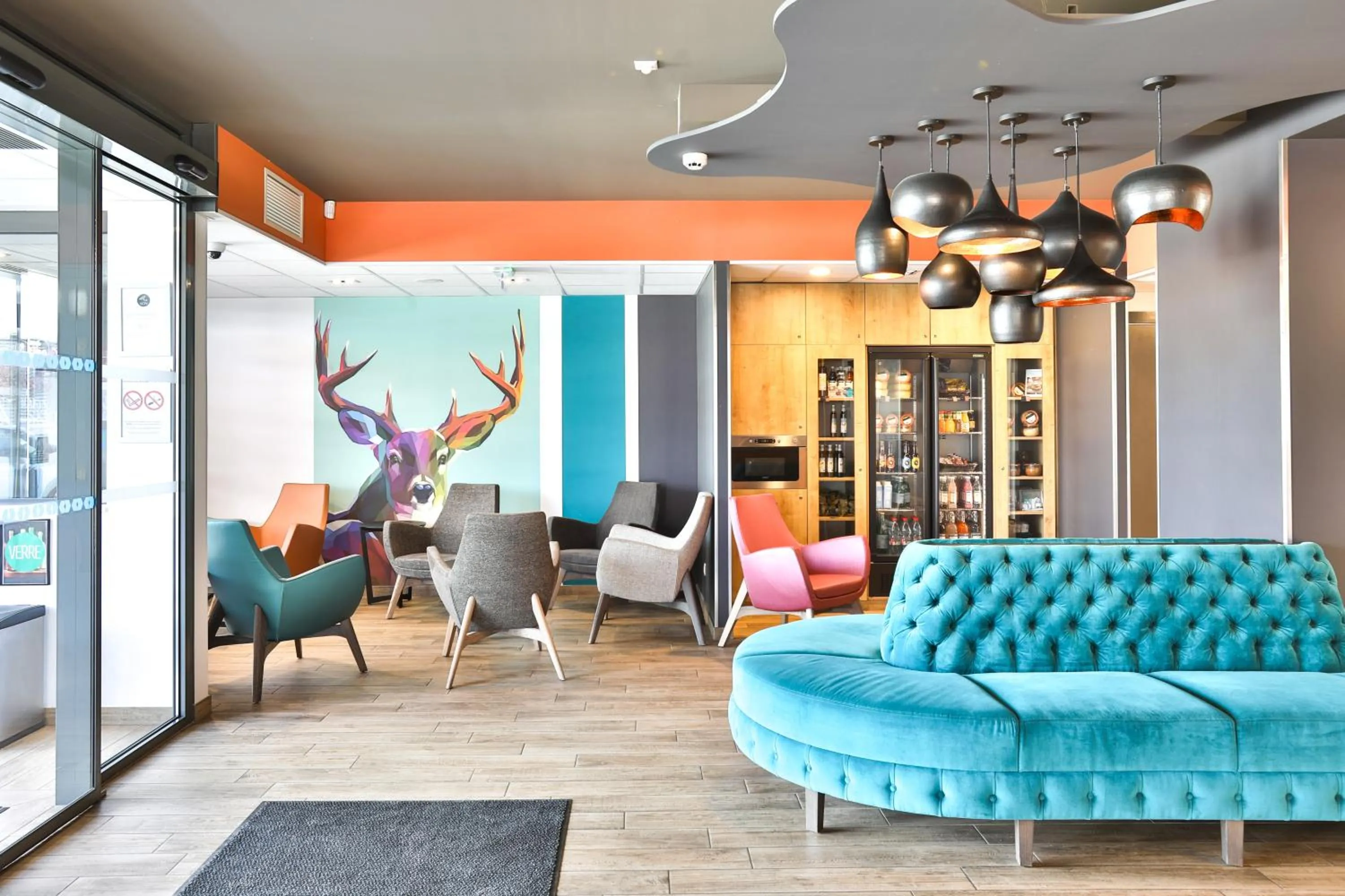 Lobby or reception in Kyriad Pontarlier