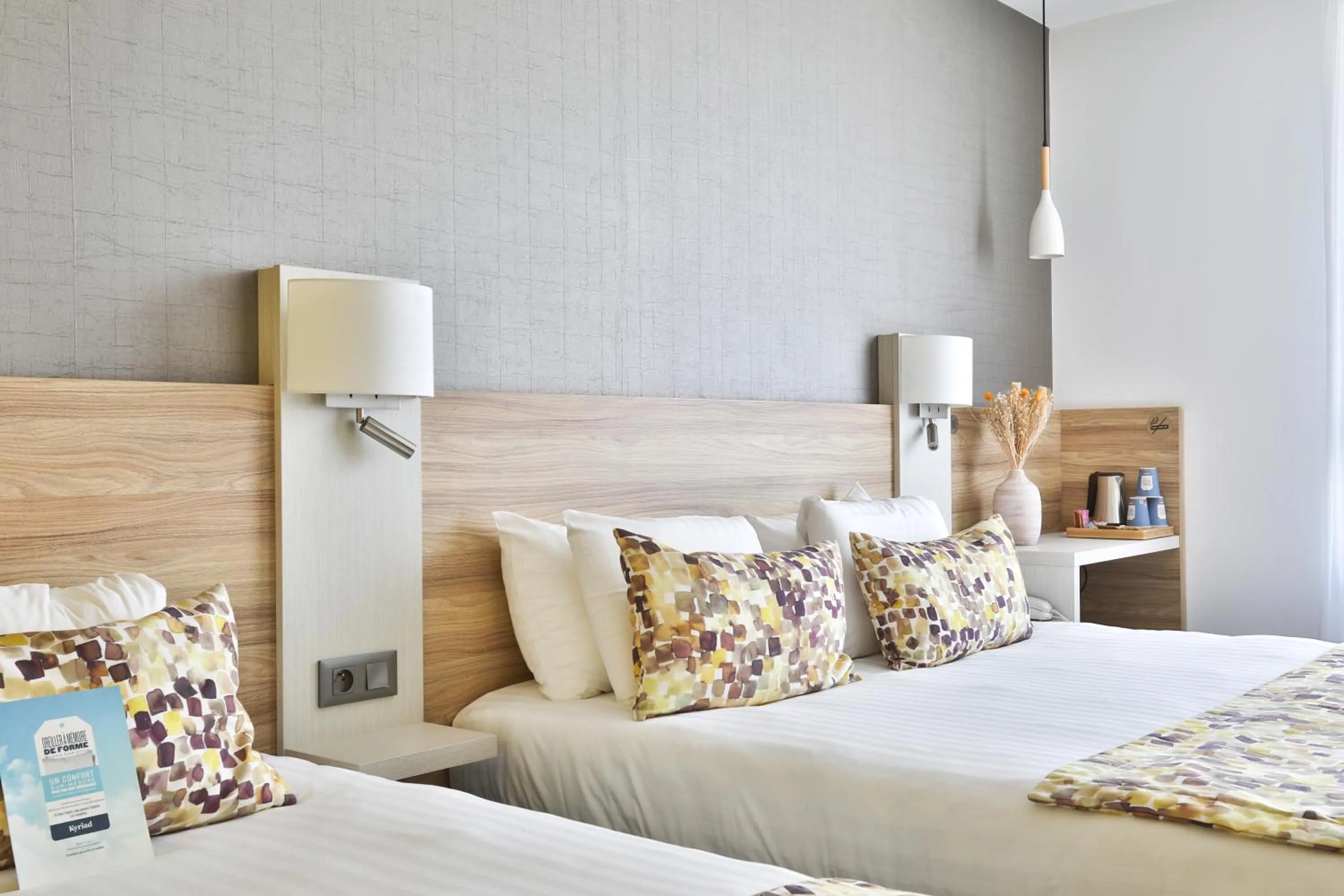 Bed in Kyriad Pontarlier