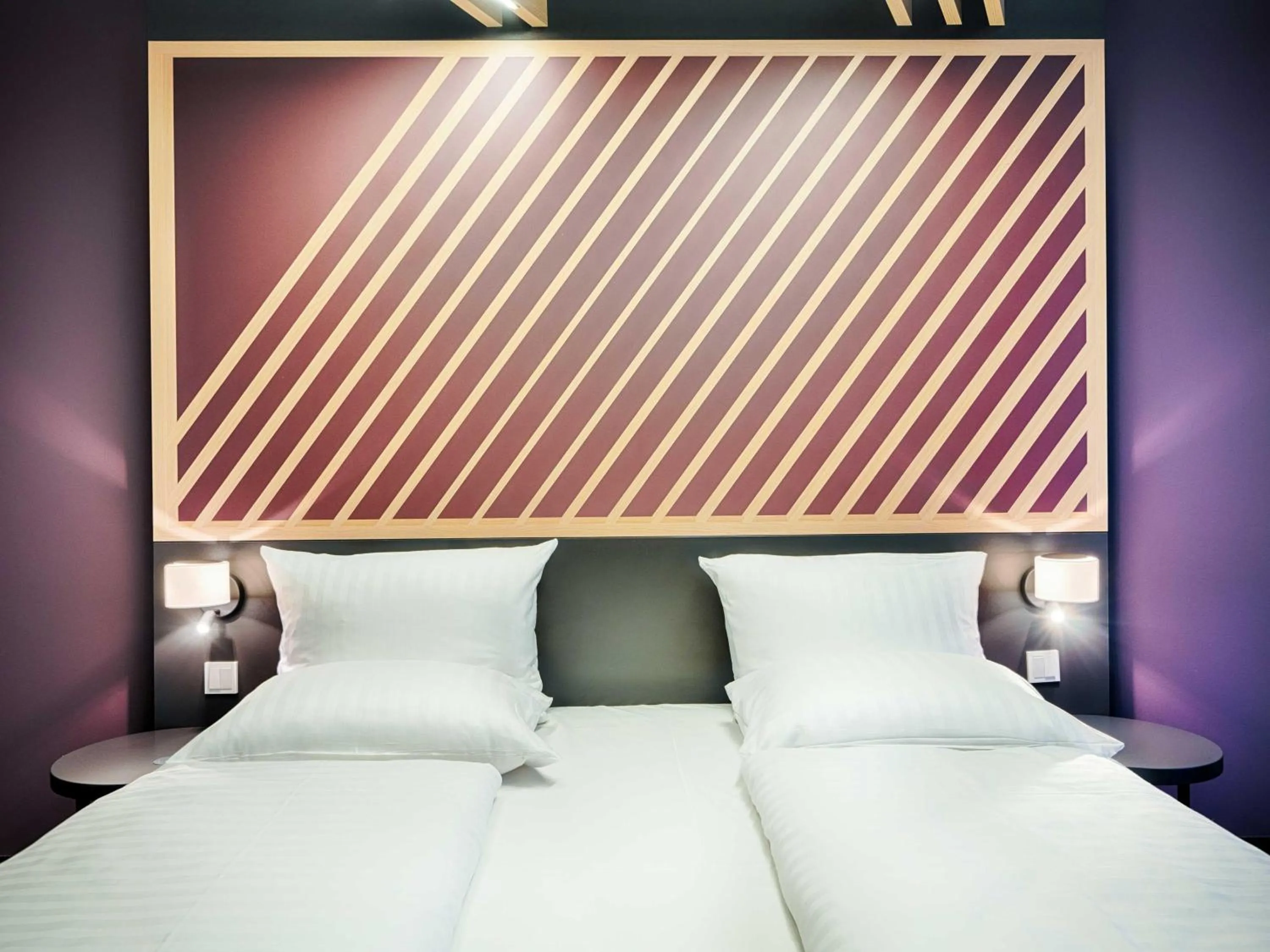 Photo of the whole room, Bed in B&B Hotel Frankfurt-Airport