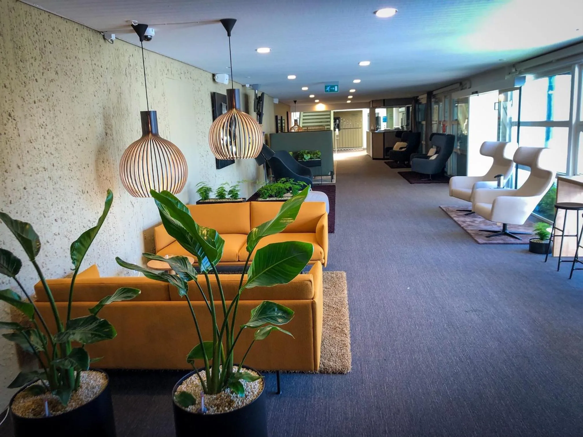 Lobby or reception in Hotel Faaborg Fjord