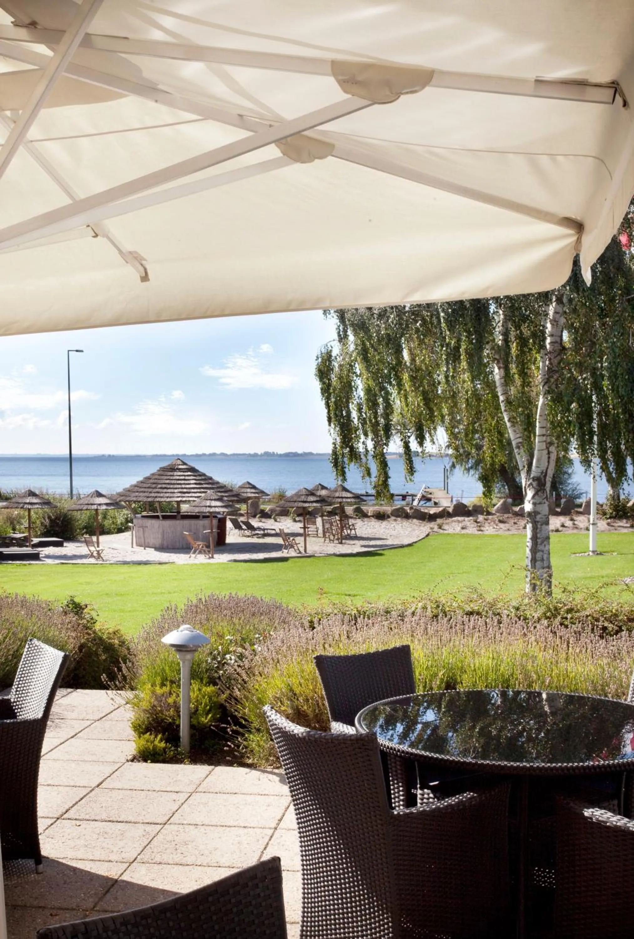 Garden in Hotel Faaborg Fjord