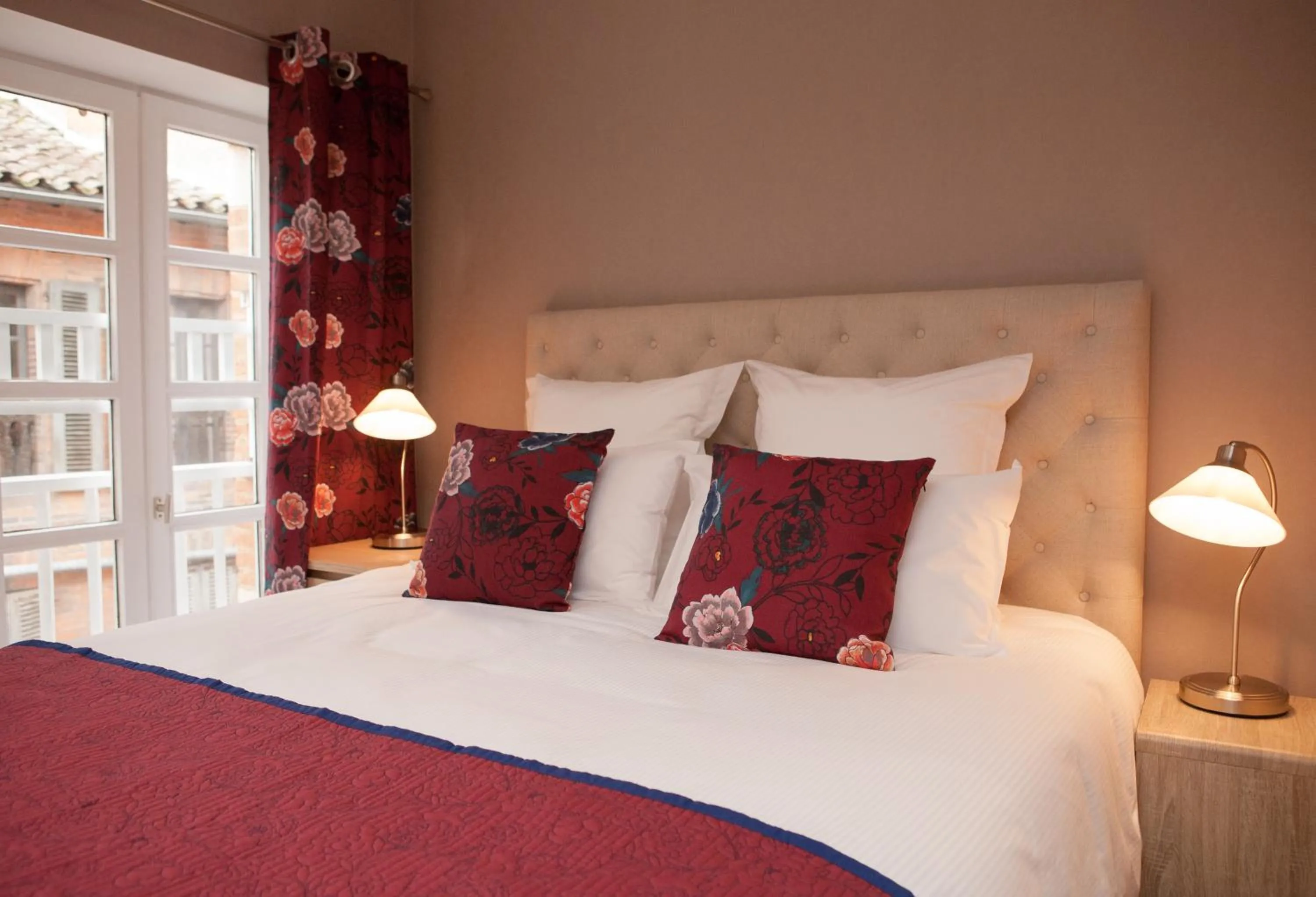 Bedroom, Bed in L'appart du Cloitre