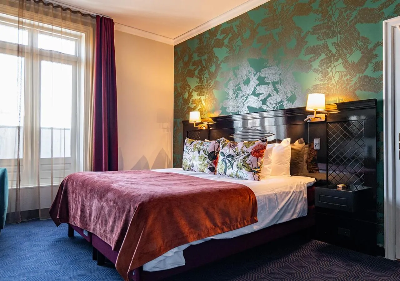 Bed in ProfilHotels Copenhagen Plaza