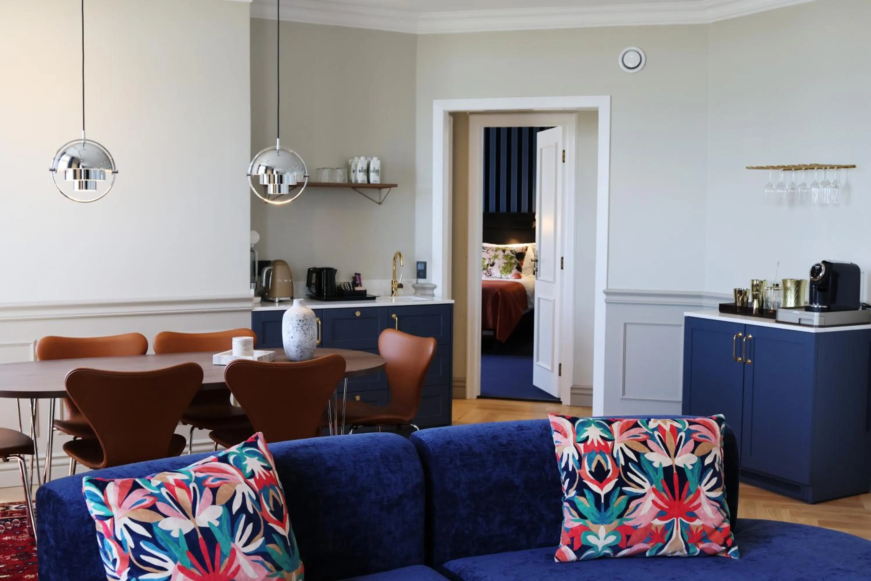 Living room in ProfilHotels Copenhagen Plaza