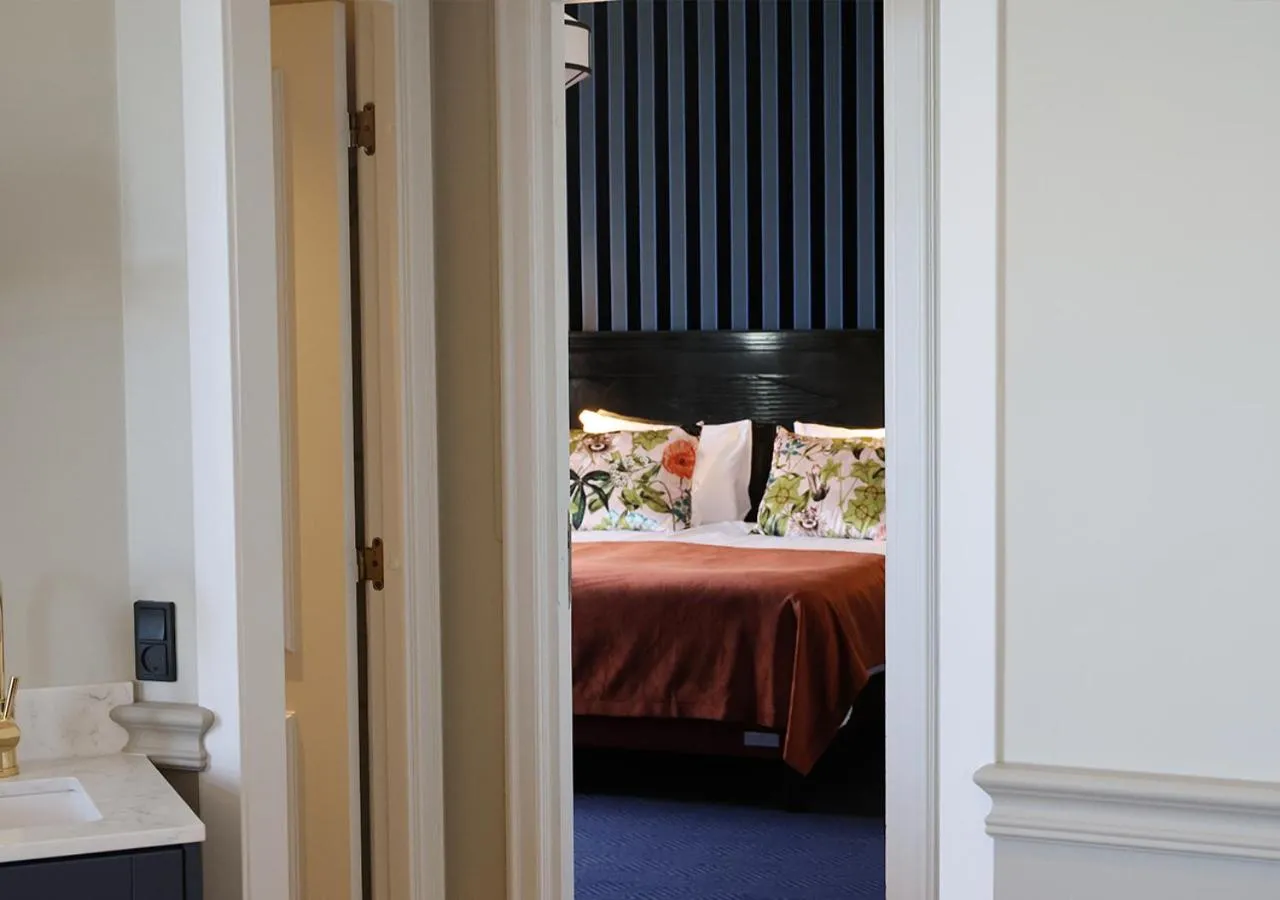 Bed in ProfilHotels Copenhagen Plaza