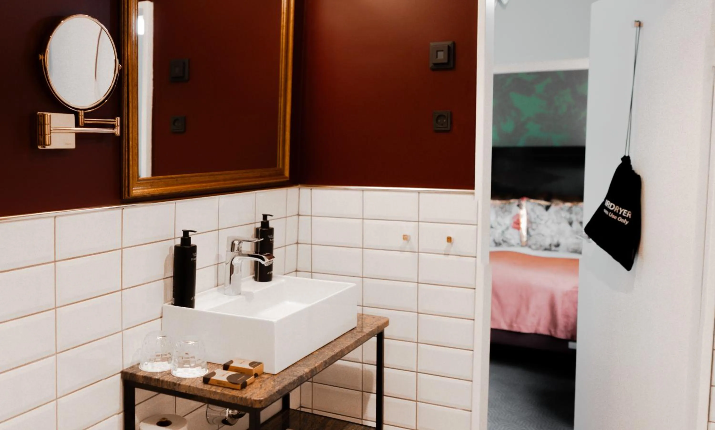 Bathroom in ProfilHotels Copenhagen Plaza