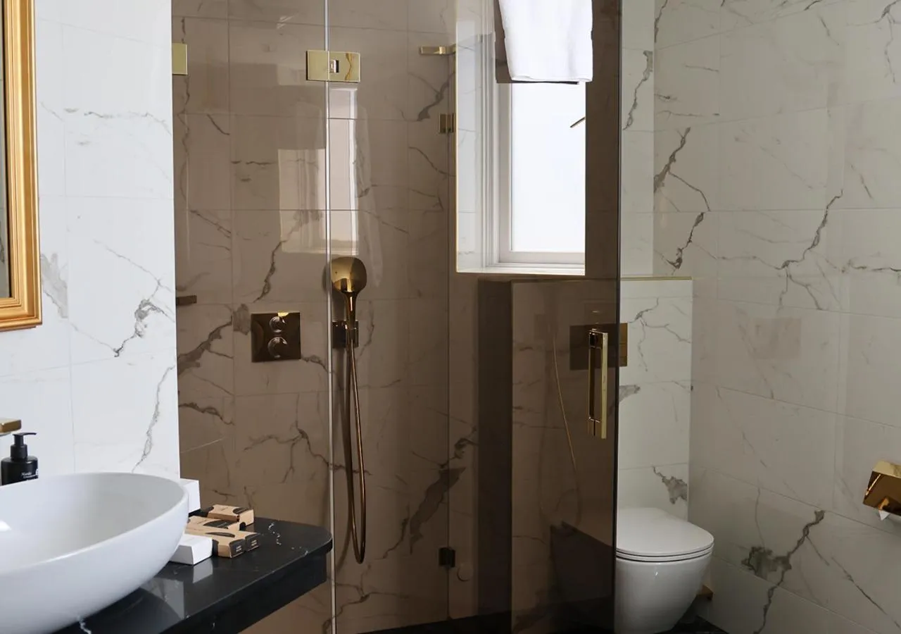 Bathroom in ProfilHotels Copenhagen Plaza