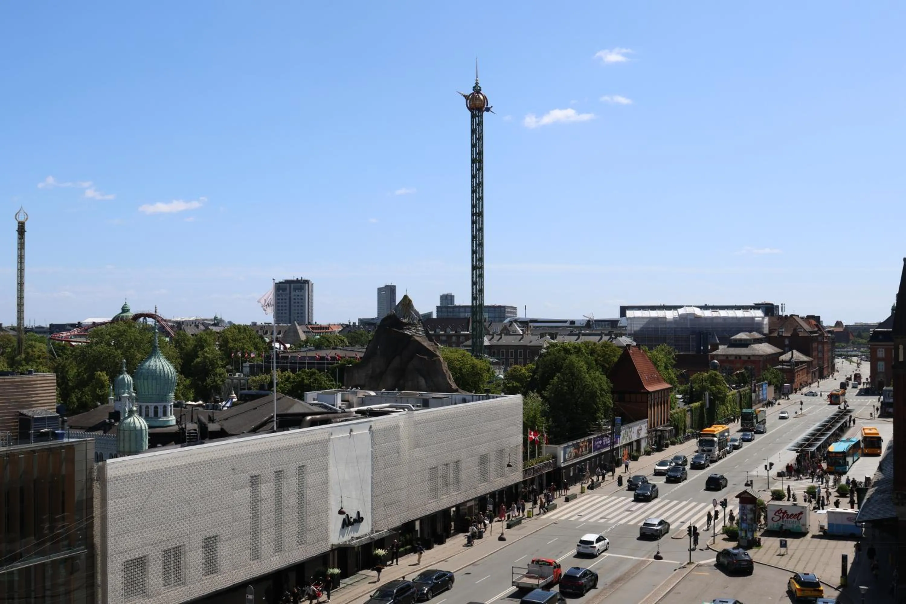 City view in ProfilHotels Copenhagen Plaza