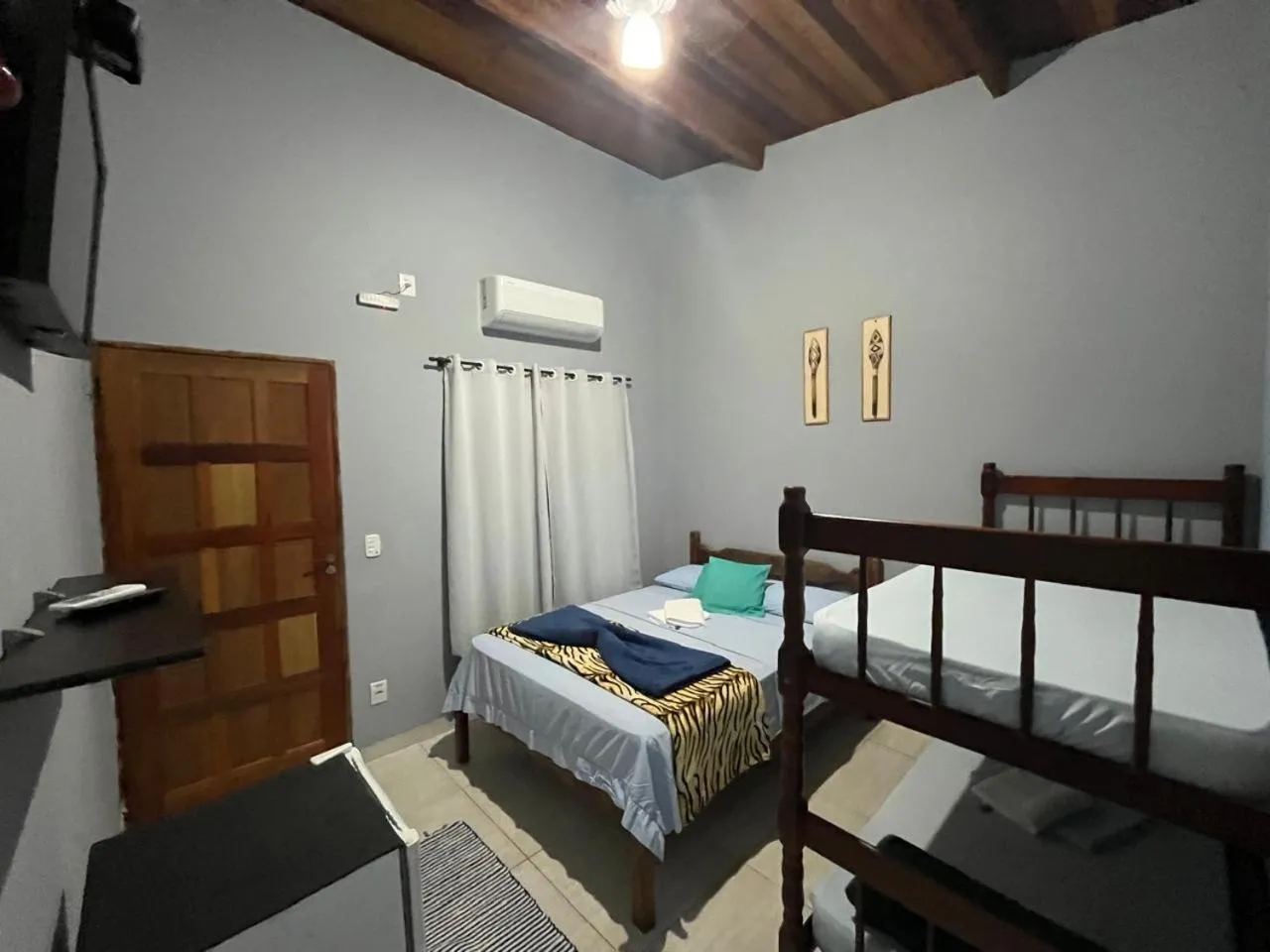 Bed in Pousada Gaivotas