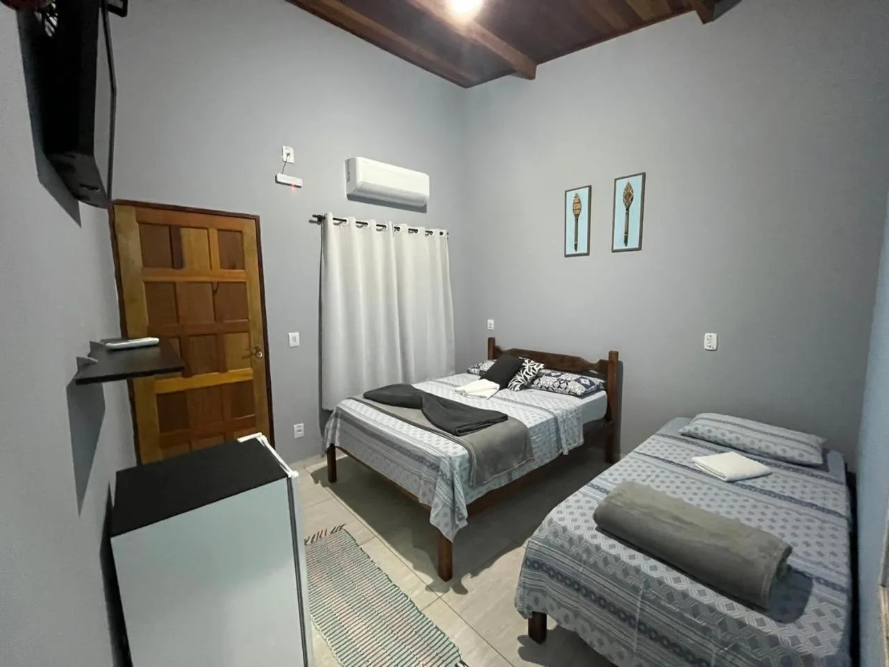 Bed in Pousada Gaivotas