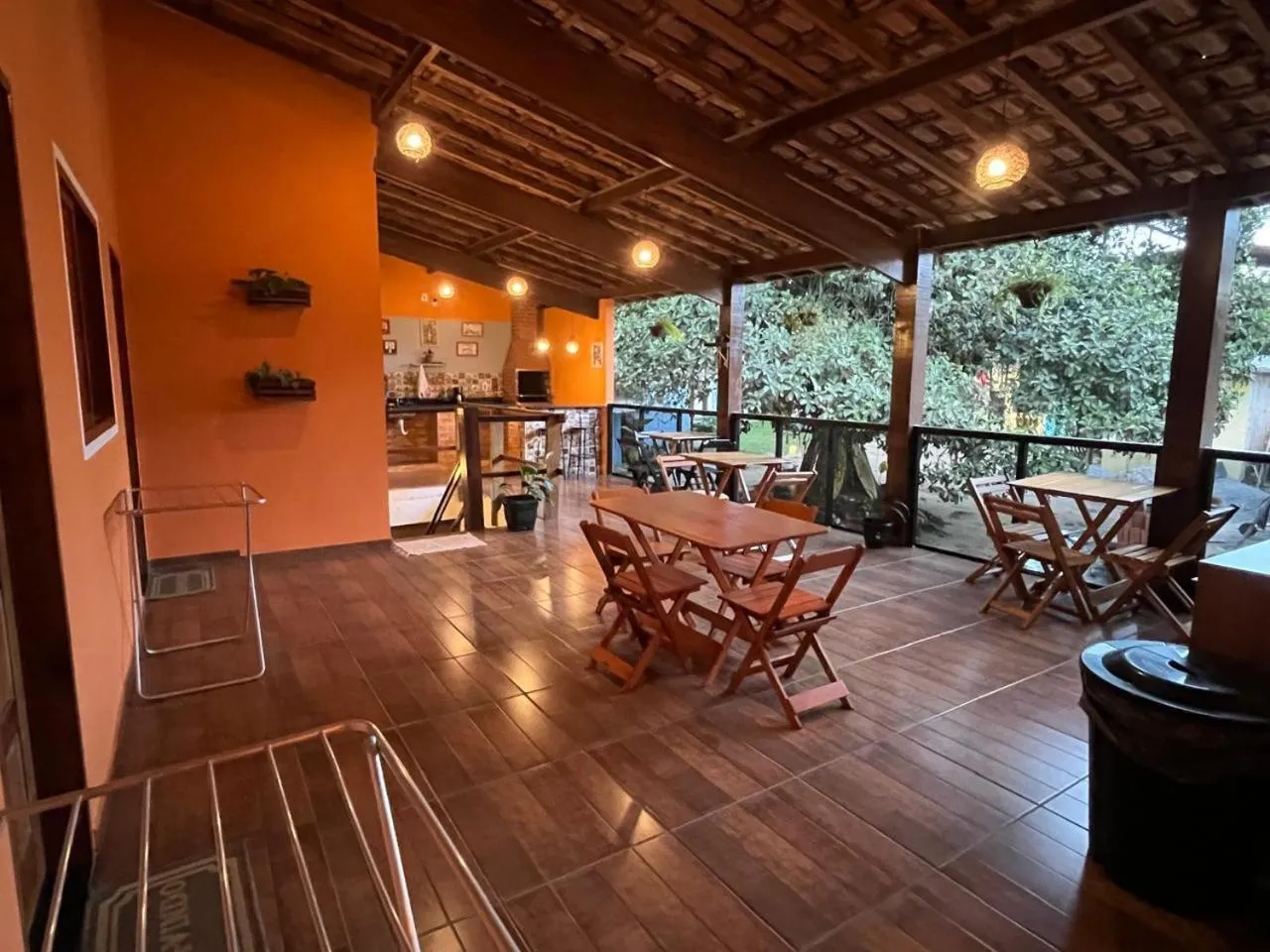 Balcony/Terrace in Pousada Gaivotas