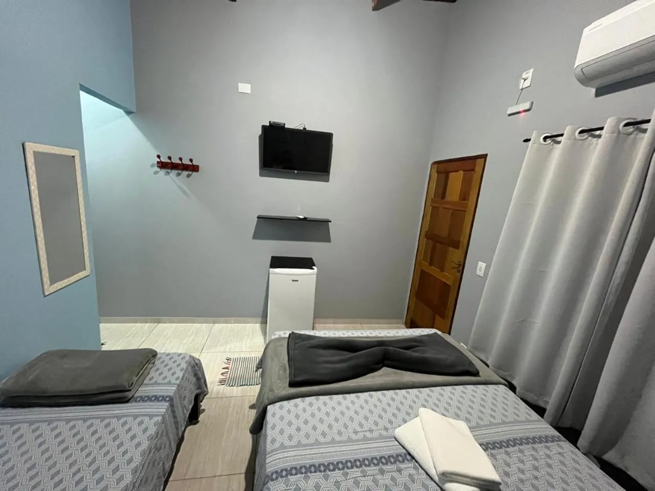 Bed in Pousada Gaivotas