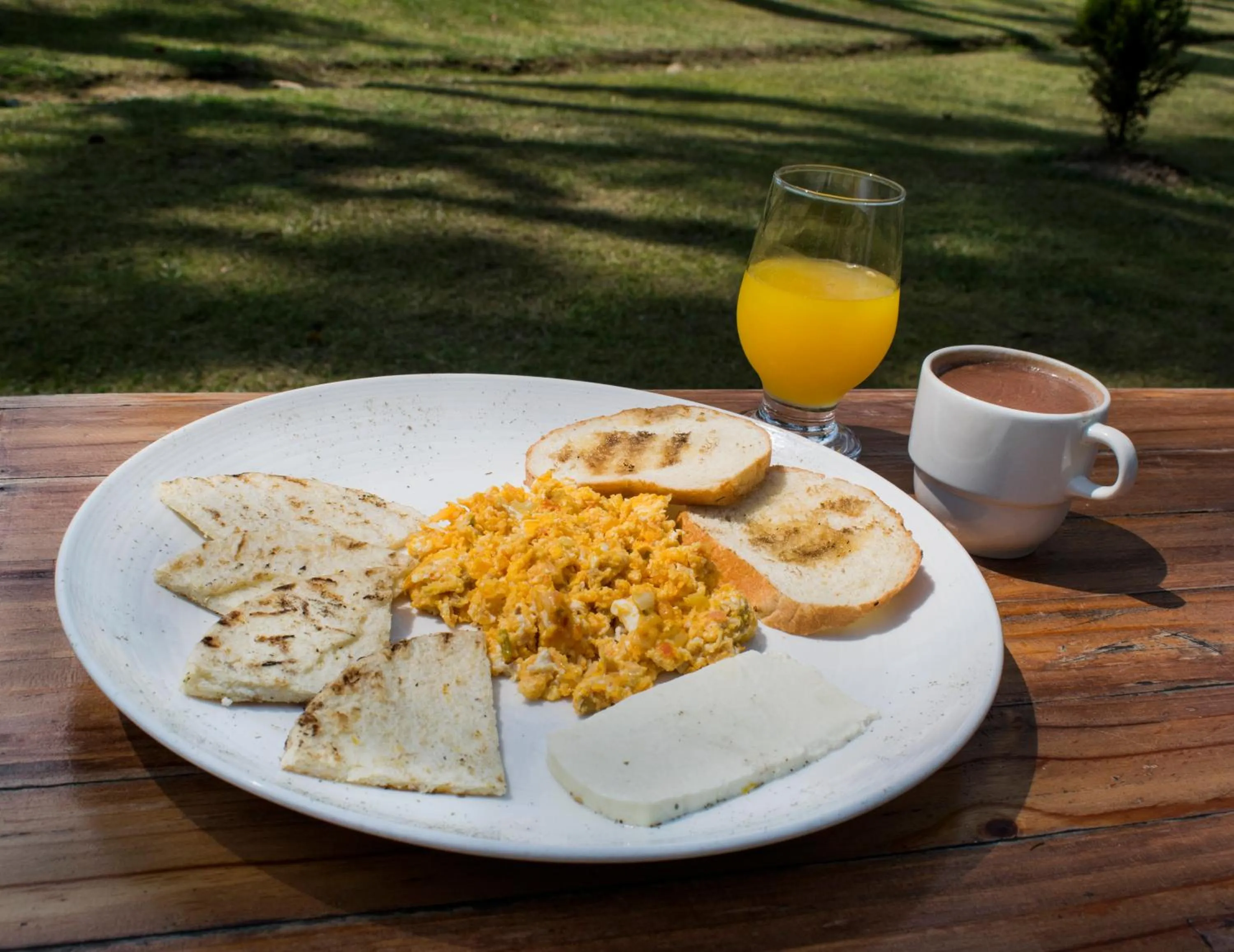 Breakfast in Hotel Hacienda Santa Clara