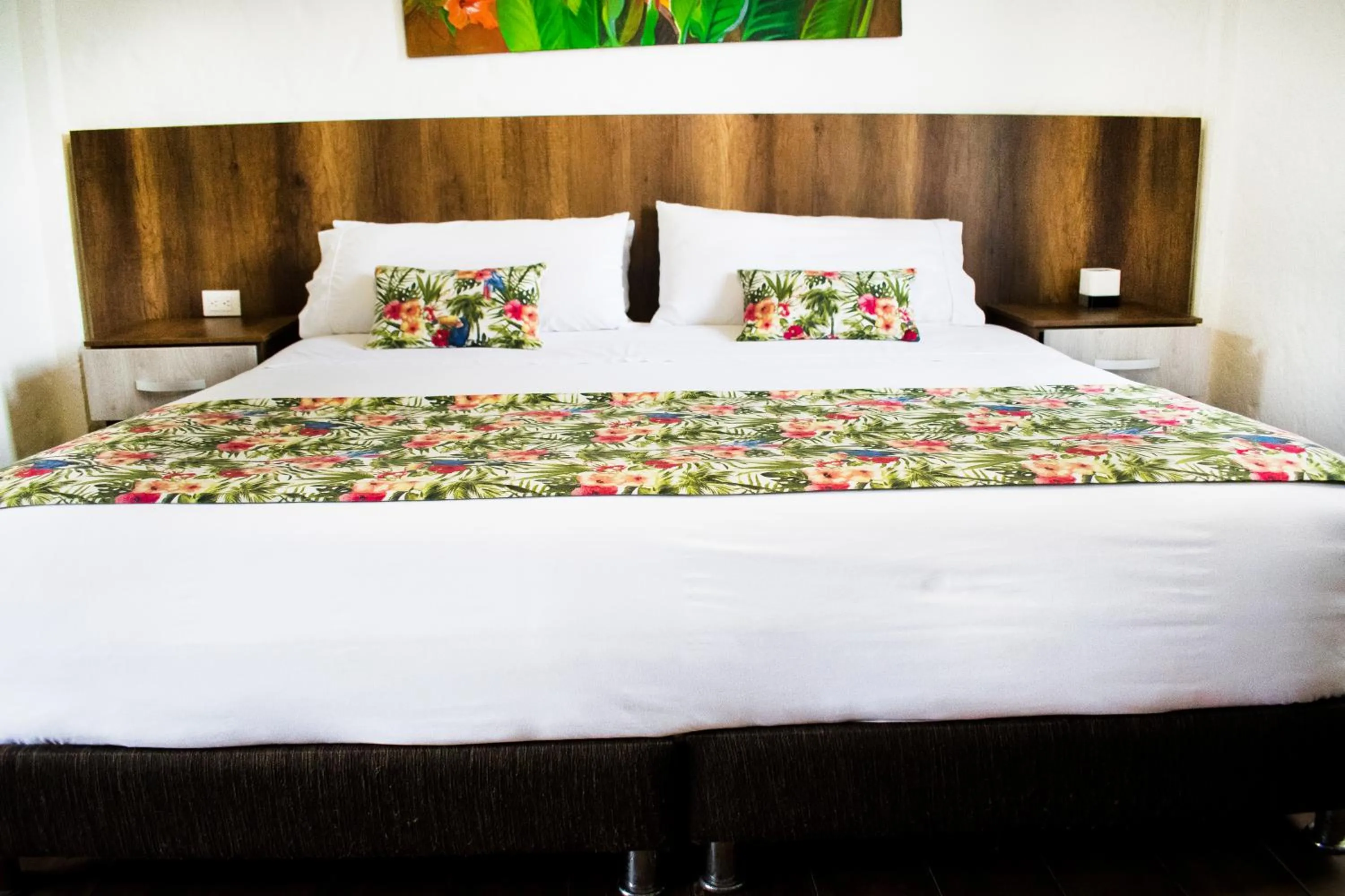 Bed in Hotel Hacienda Santa Clara