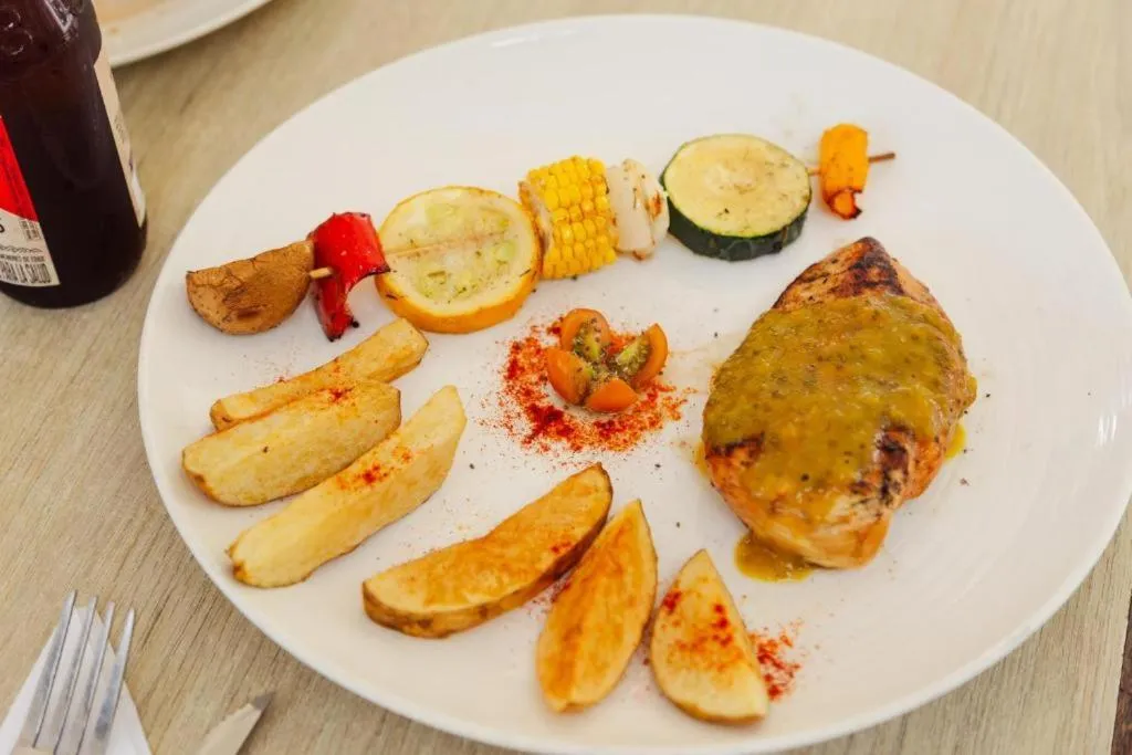 Food in Hotel Hacienda Santa Clara