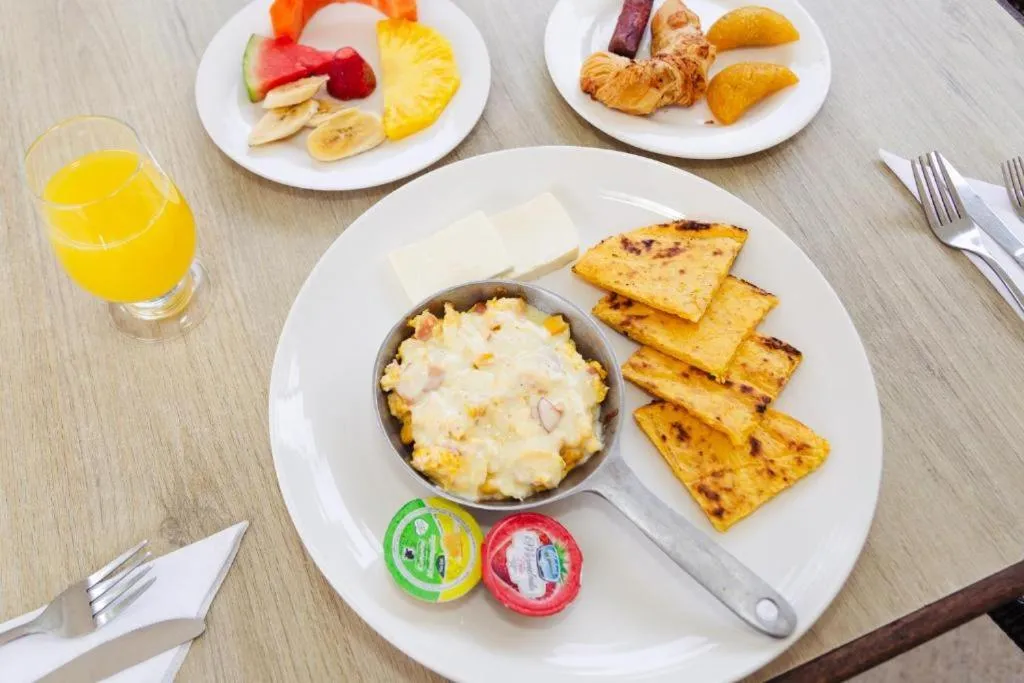 Breakfast in Hotel Hacienda Santa Clara