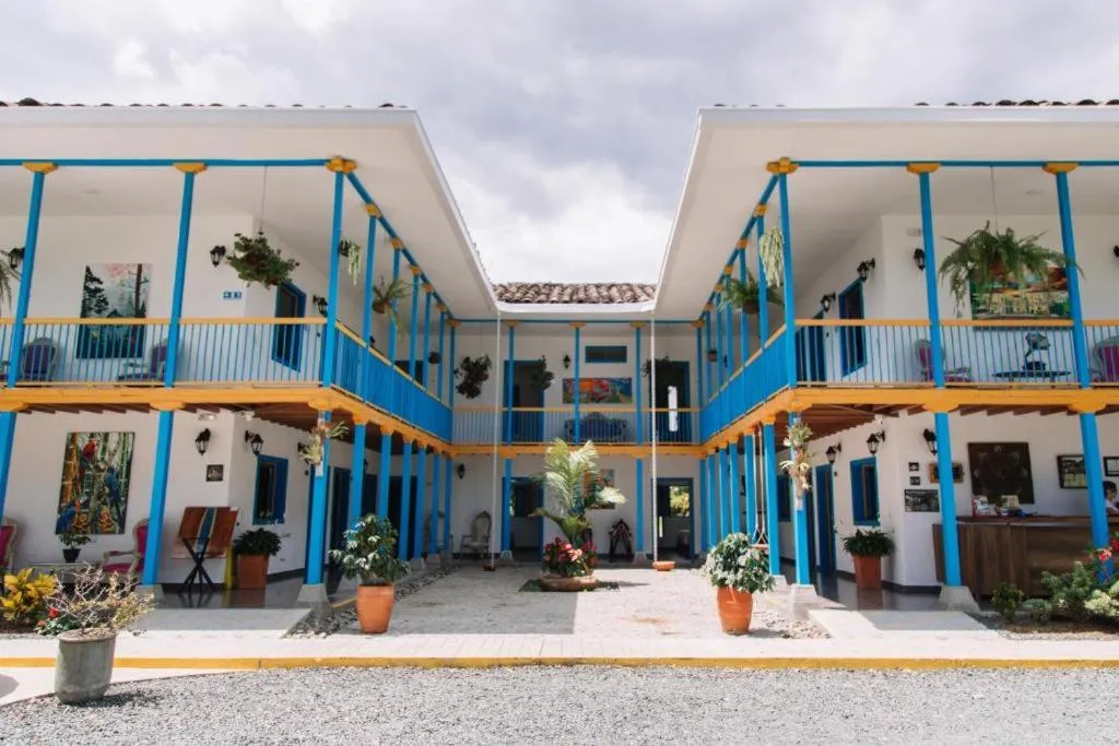 Facade/entrance in Hotel Hacienda Santa Clara
