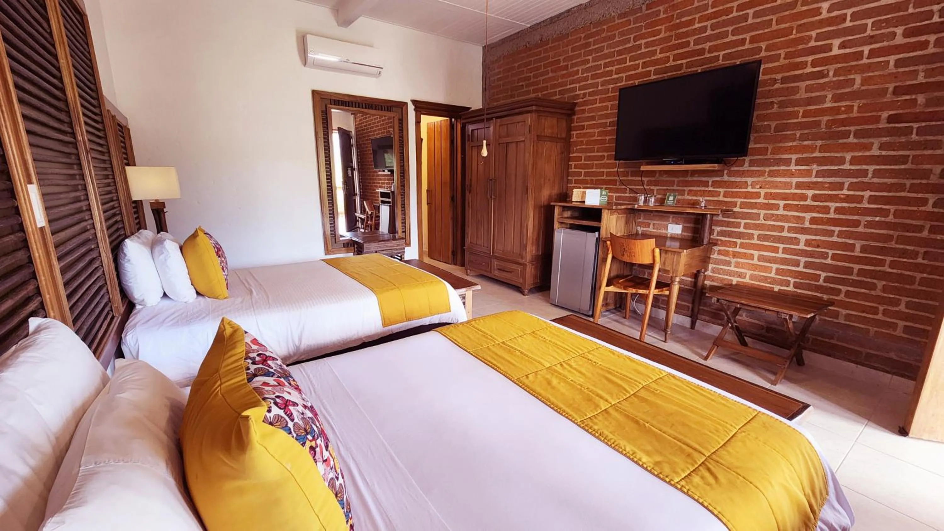 Bed in Hotel Casa San Carlos Lodge Pereira