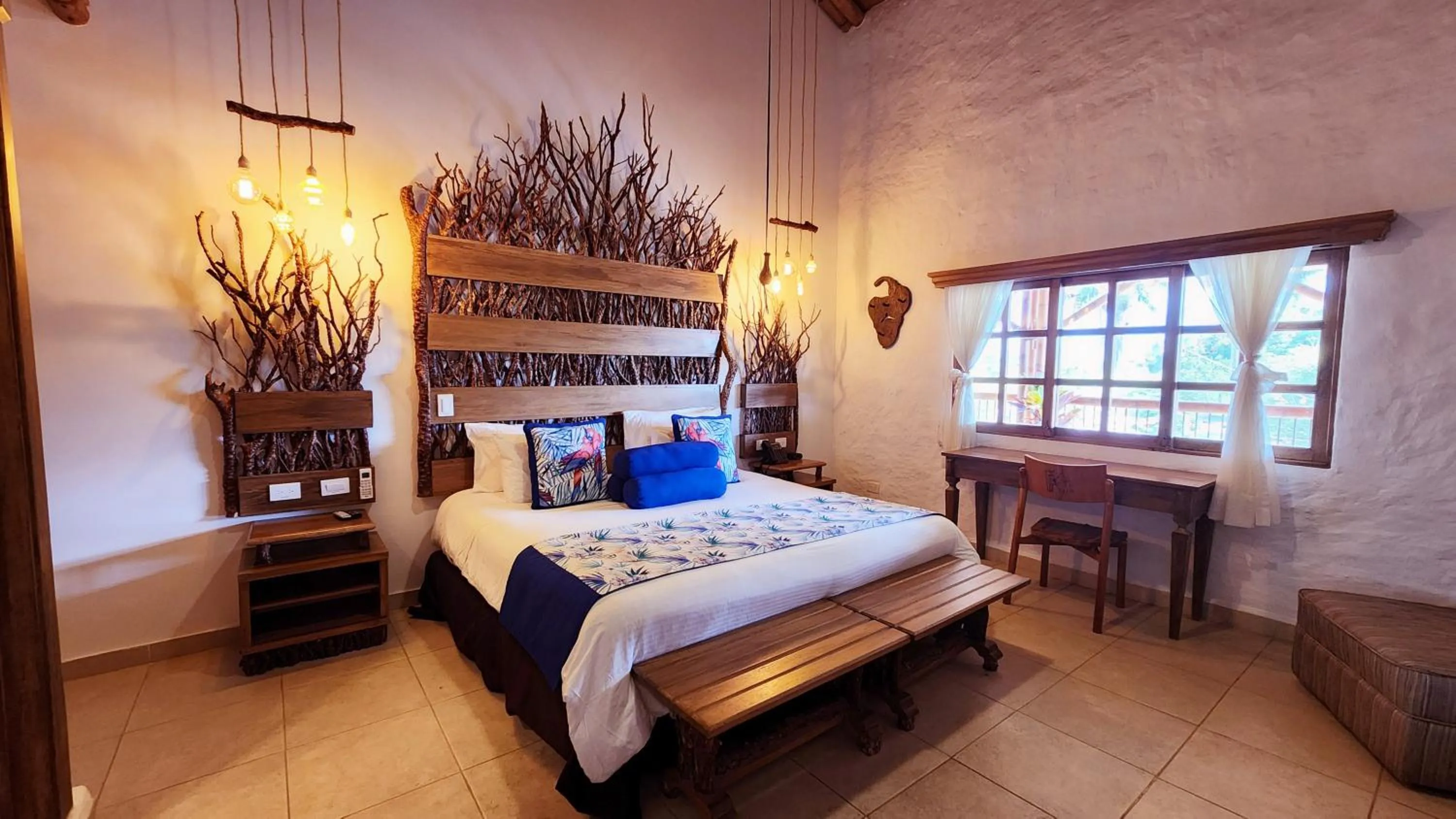 Bed in Hotel Casa San Carlos Lodge Pereira