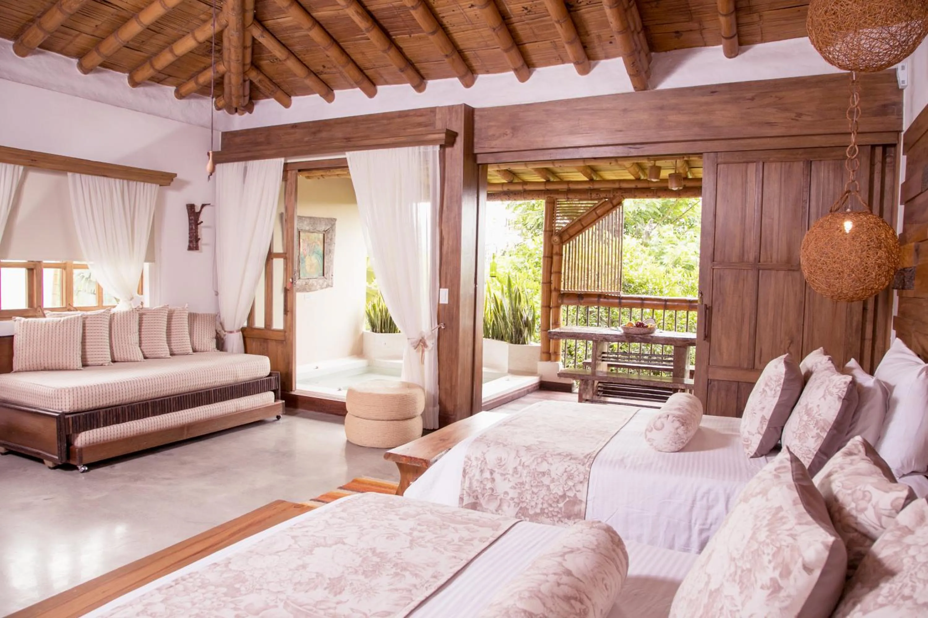 Bed in Hotel Casa San Carlos Lodge Pereira