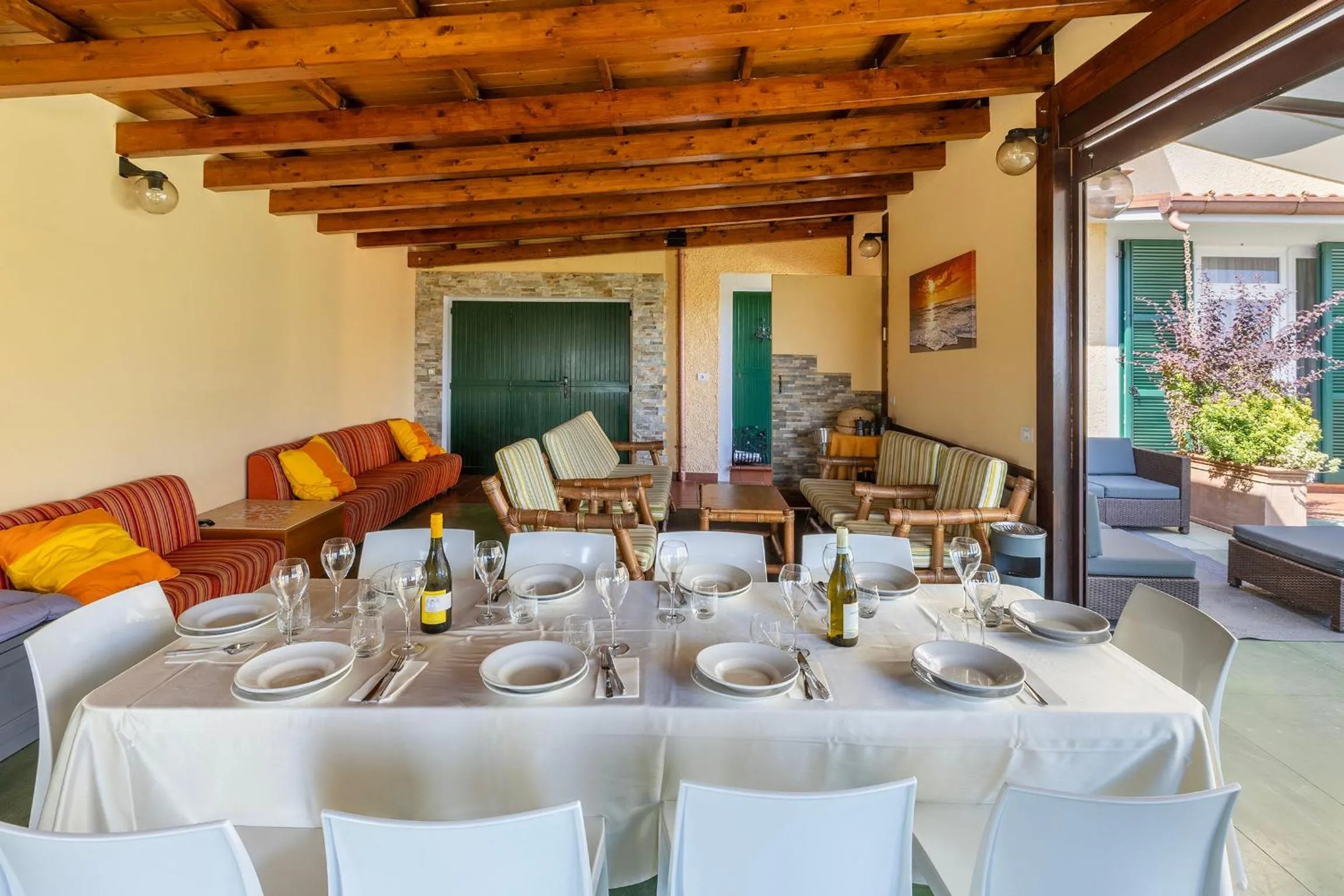 Dining area in Villa La Quiete