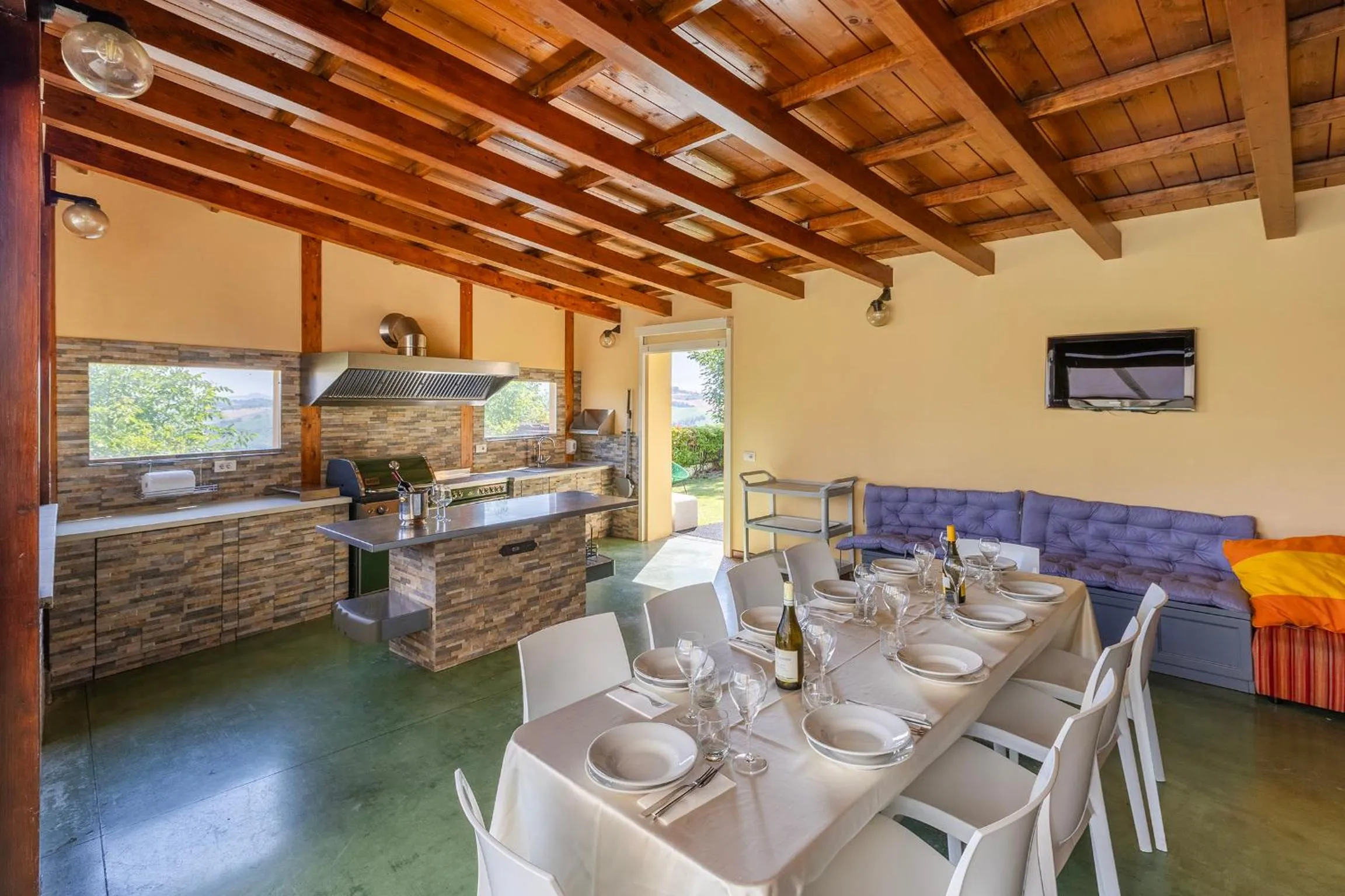 Dining area in Villa La Quiete