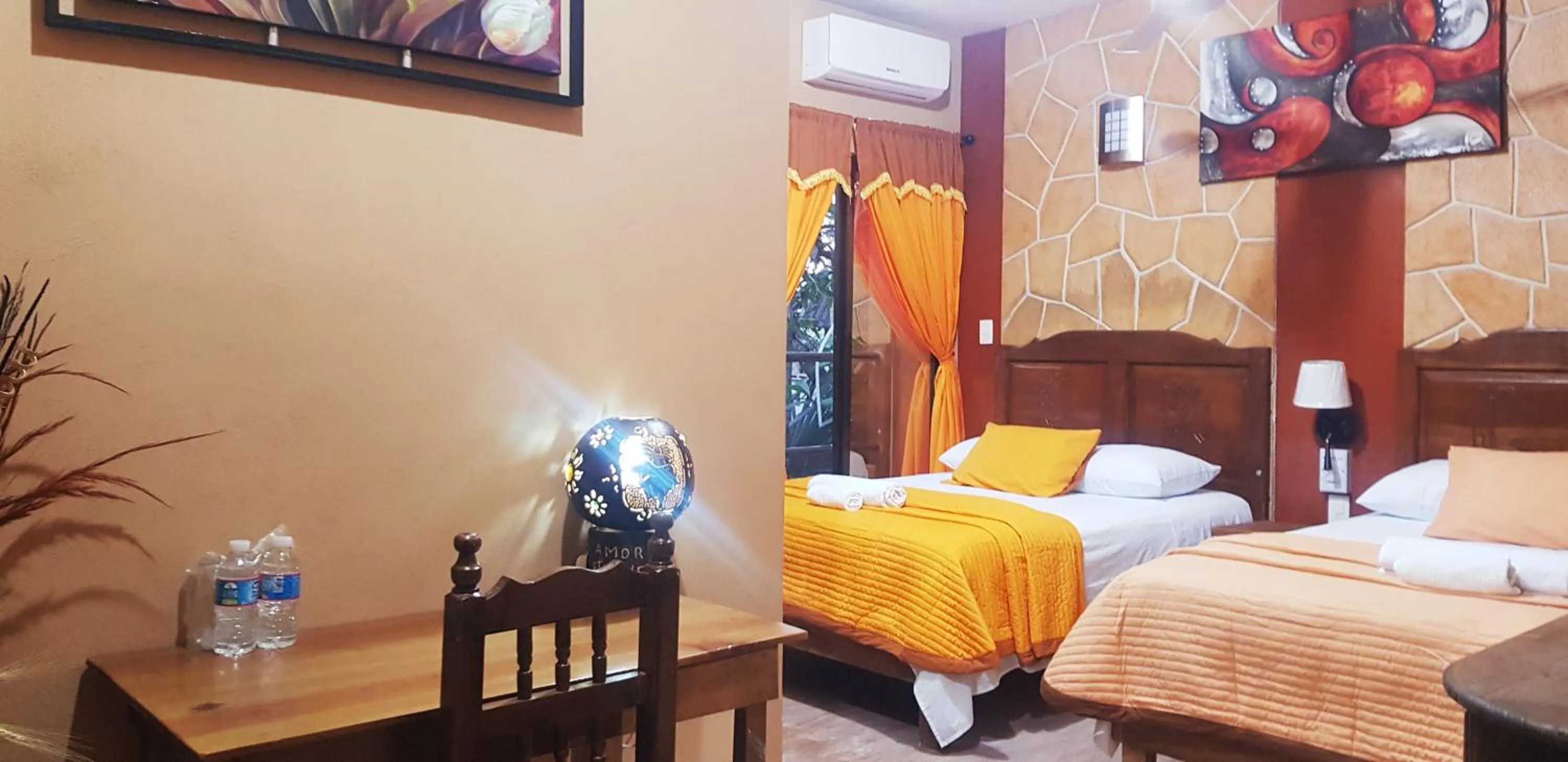 Bed in Hotel Mayahau Coba