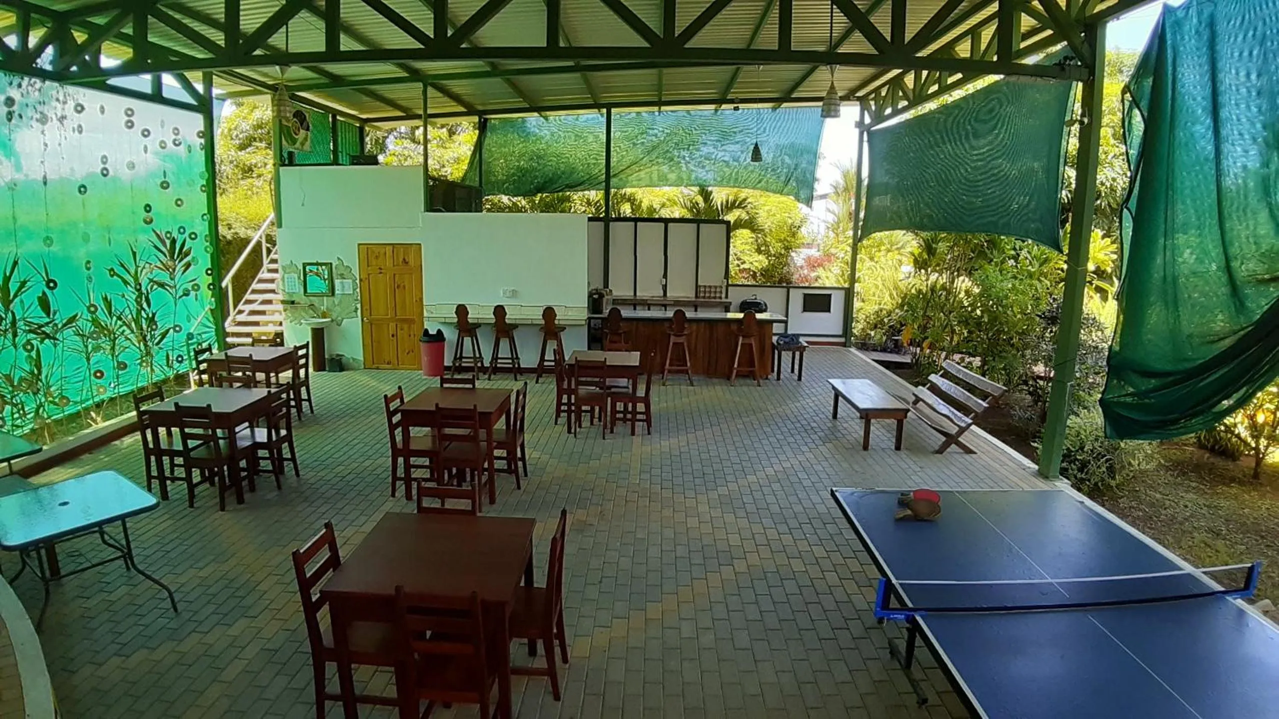 Table tennis in Dolce Uvita