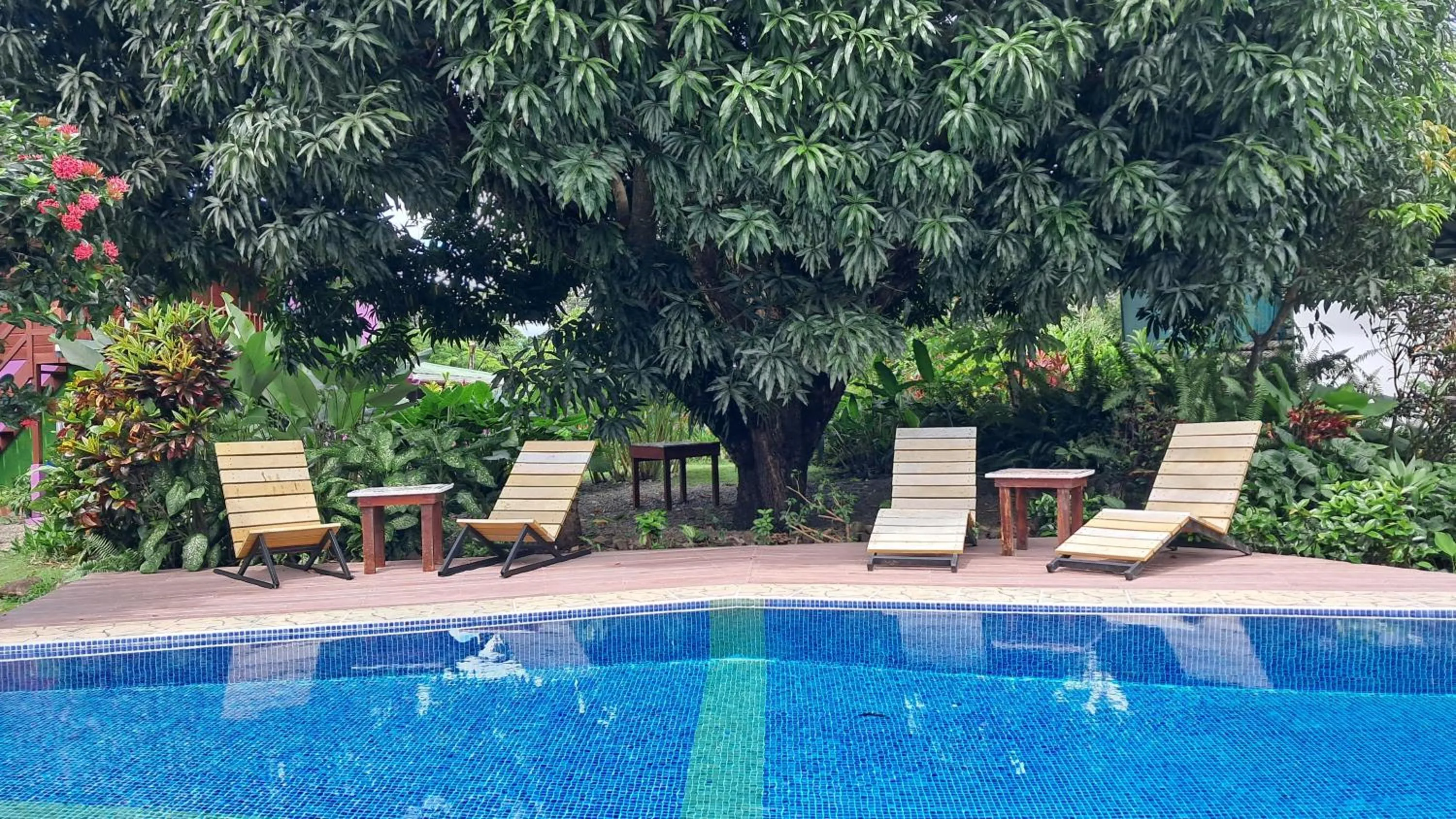 Pool view in Dolce Uvita