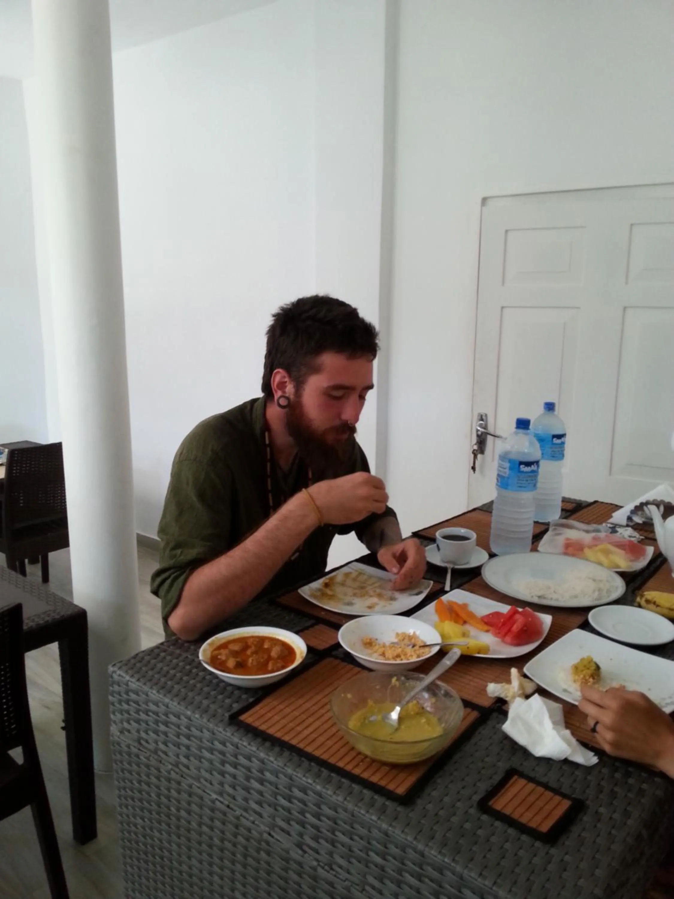 Asian breakfast in Mama Beach Villa