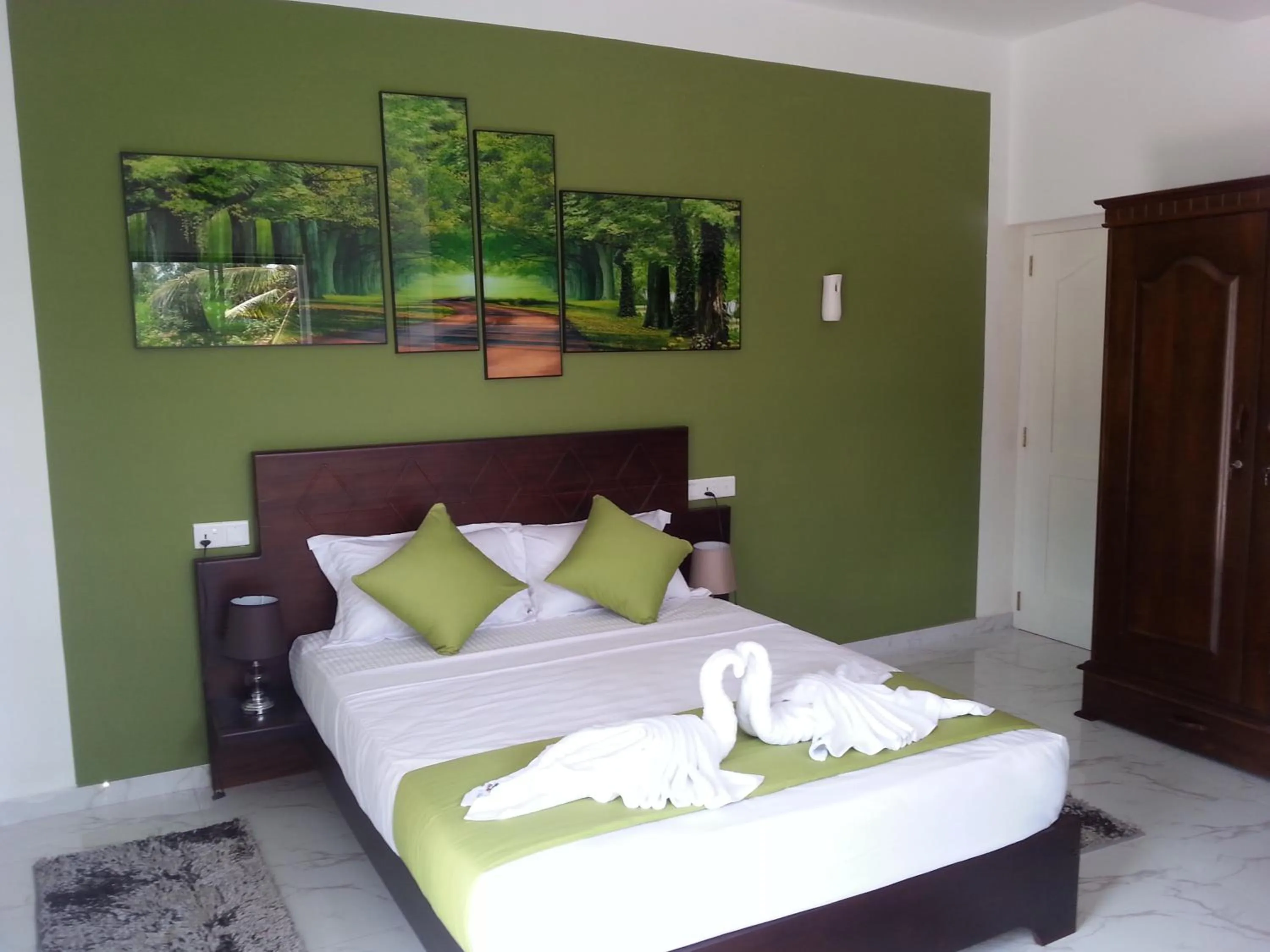 Bed in Mama Beach Villa