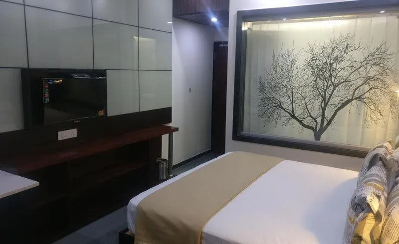 Communal lounge/ TV room in Hotel KK Residency